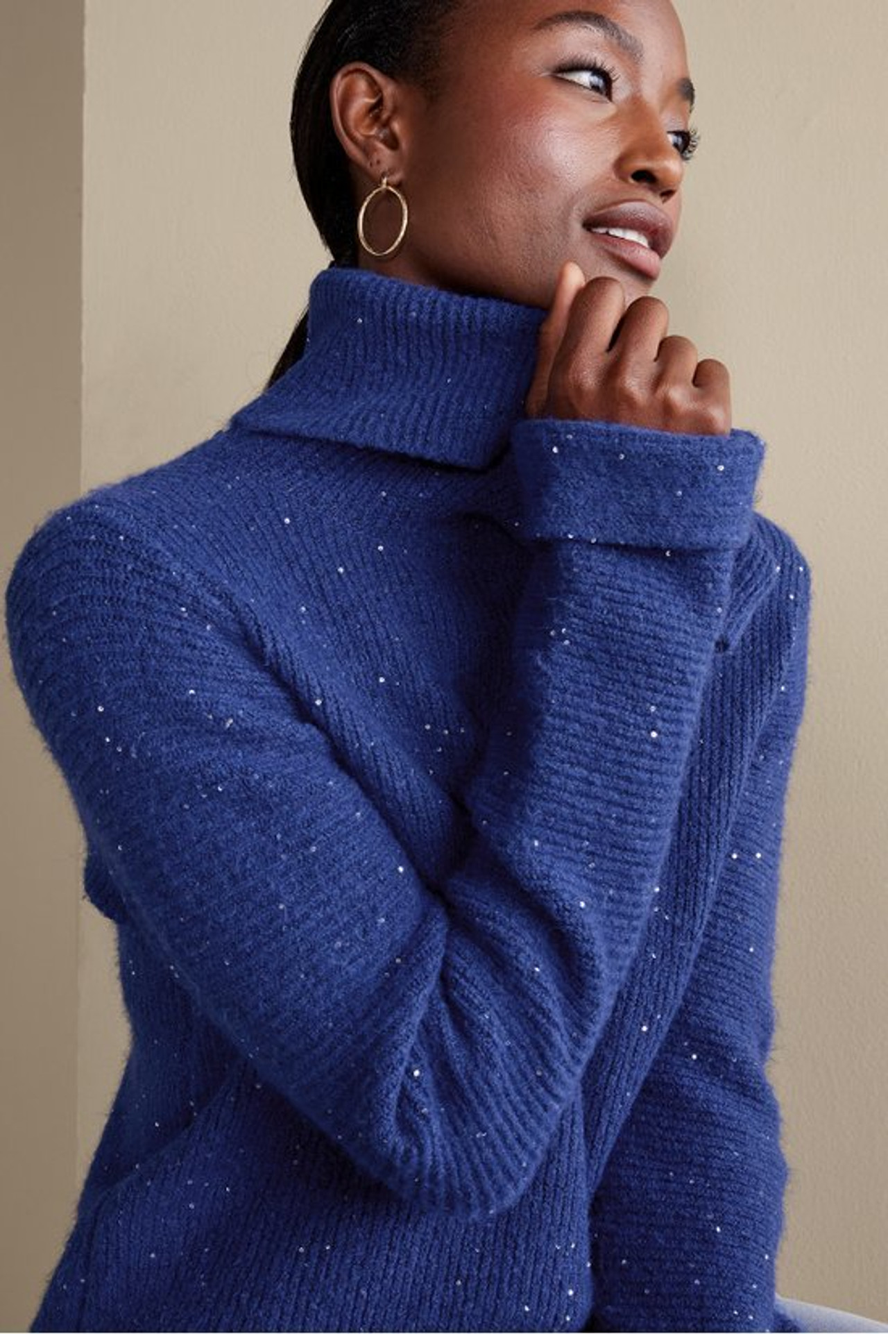 Linley Sequin Sweater - Soft Surroundings Outlet