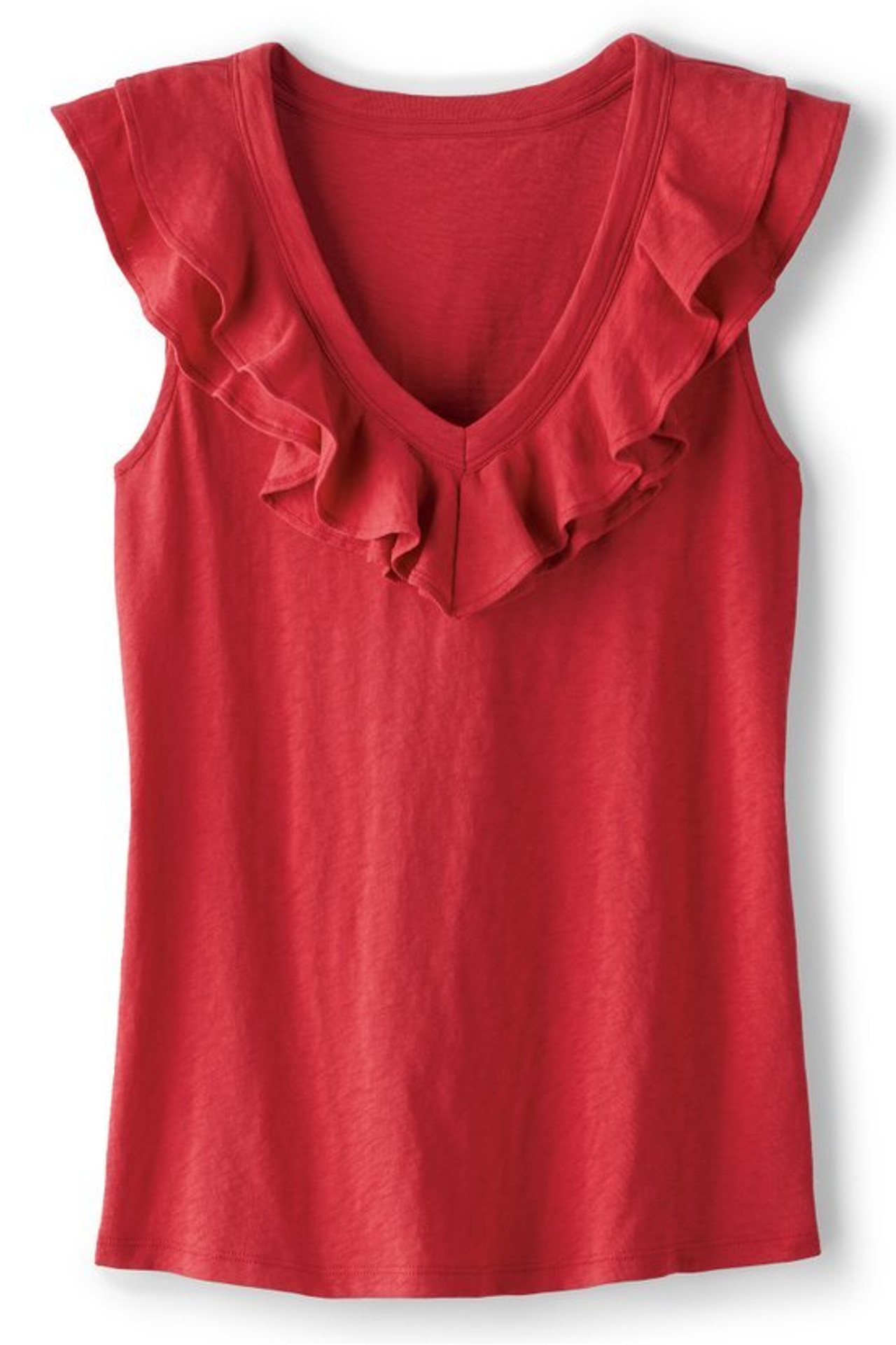 Marybeth Ruffle Tank - Soft Surroundings Outlet