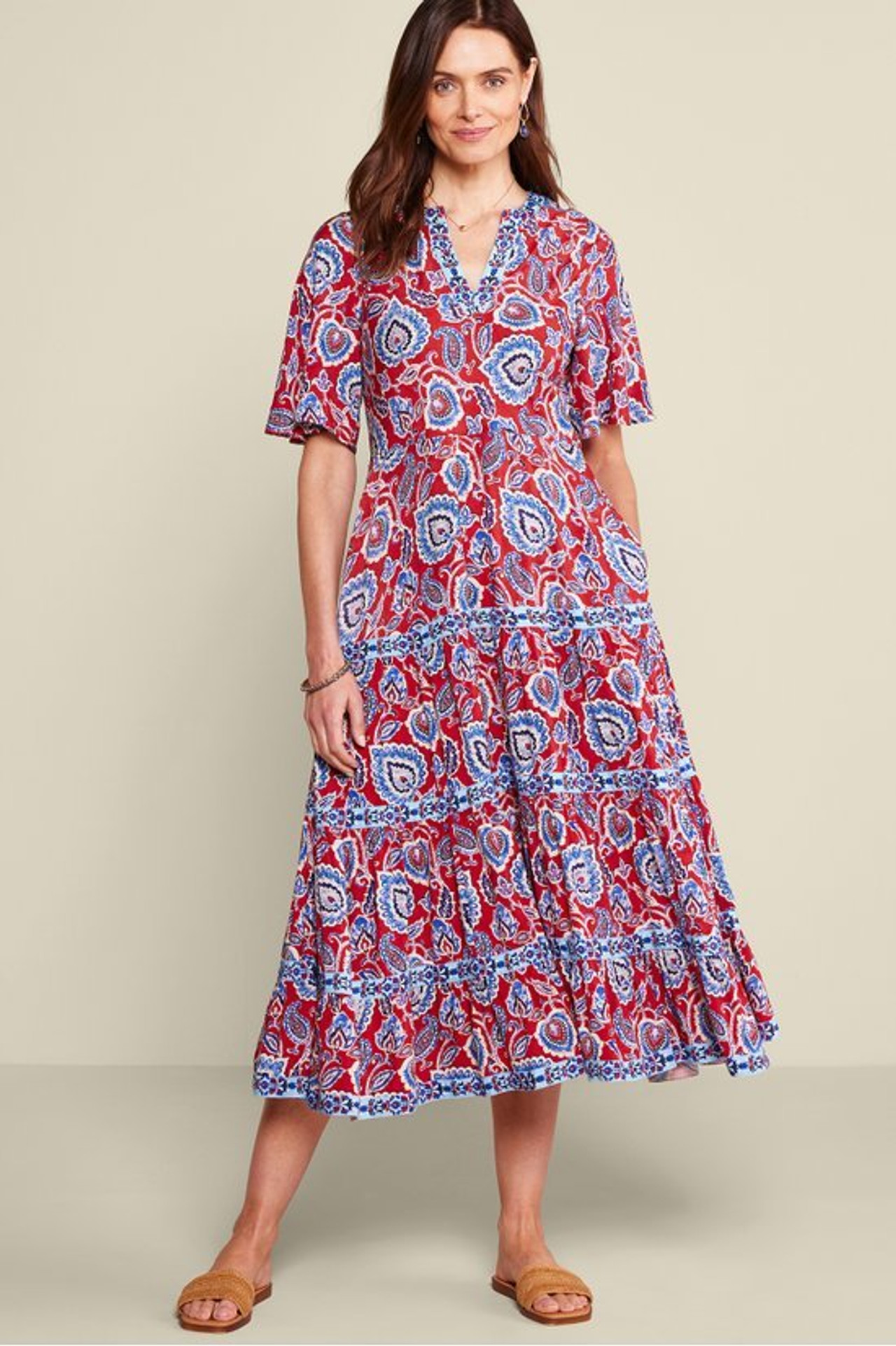Lilith Midi Dress - Soft Surroundings Outlet