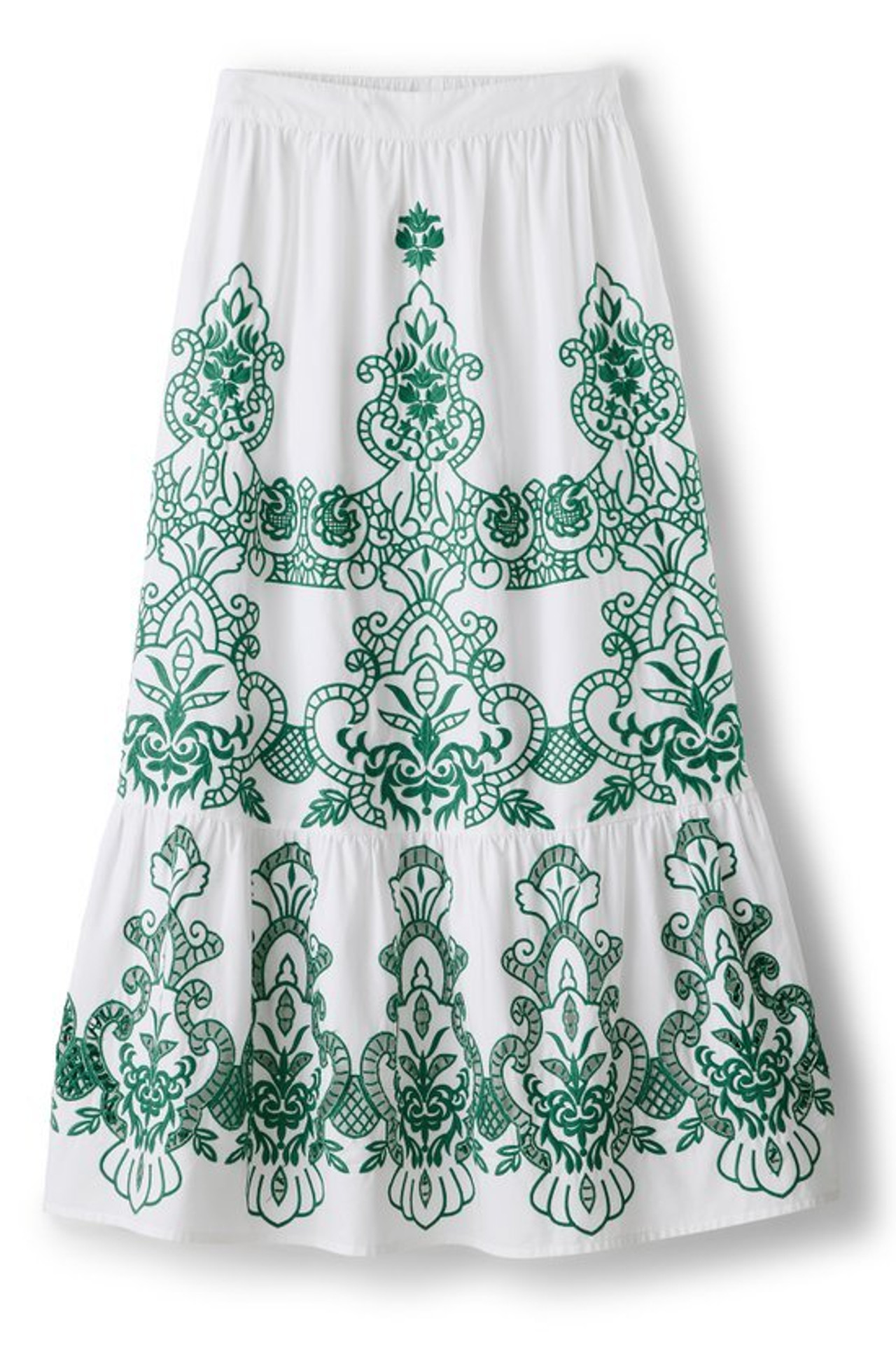 Ramona Embroidered Maxi Skirt - Soft Surroundings Outlet