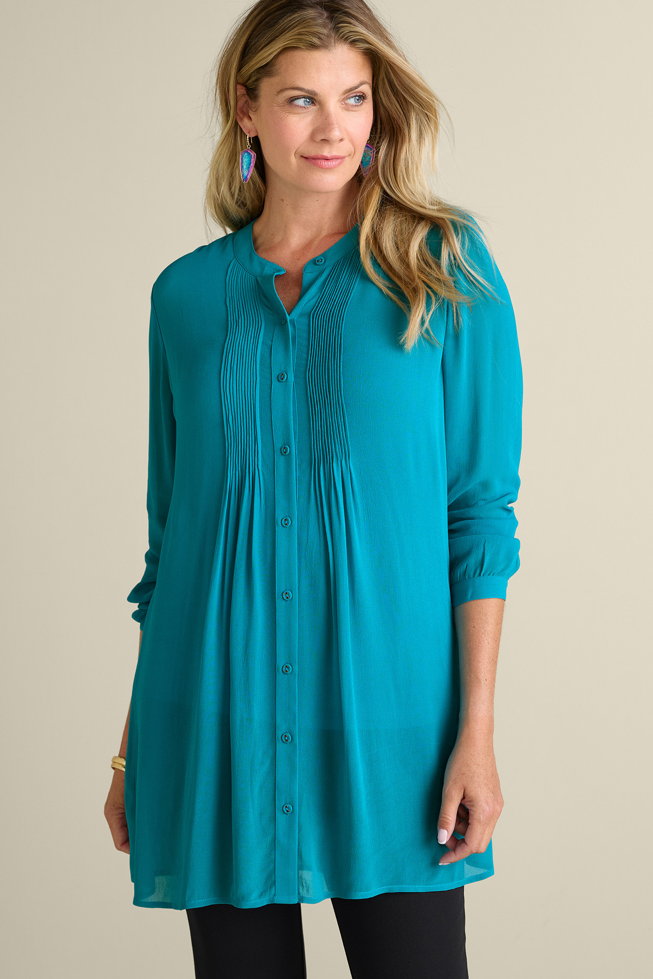 Makara Tunic Top & Tank - Soft Surroundings Outlet