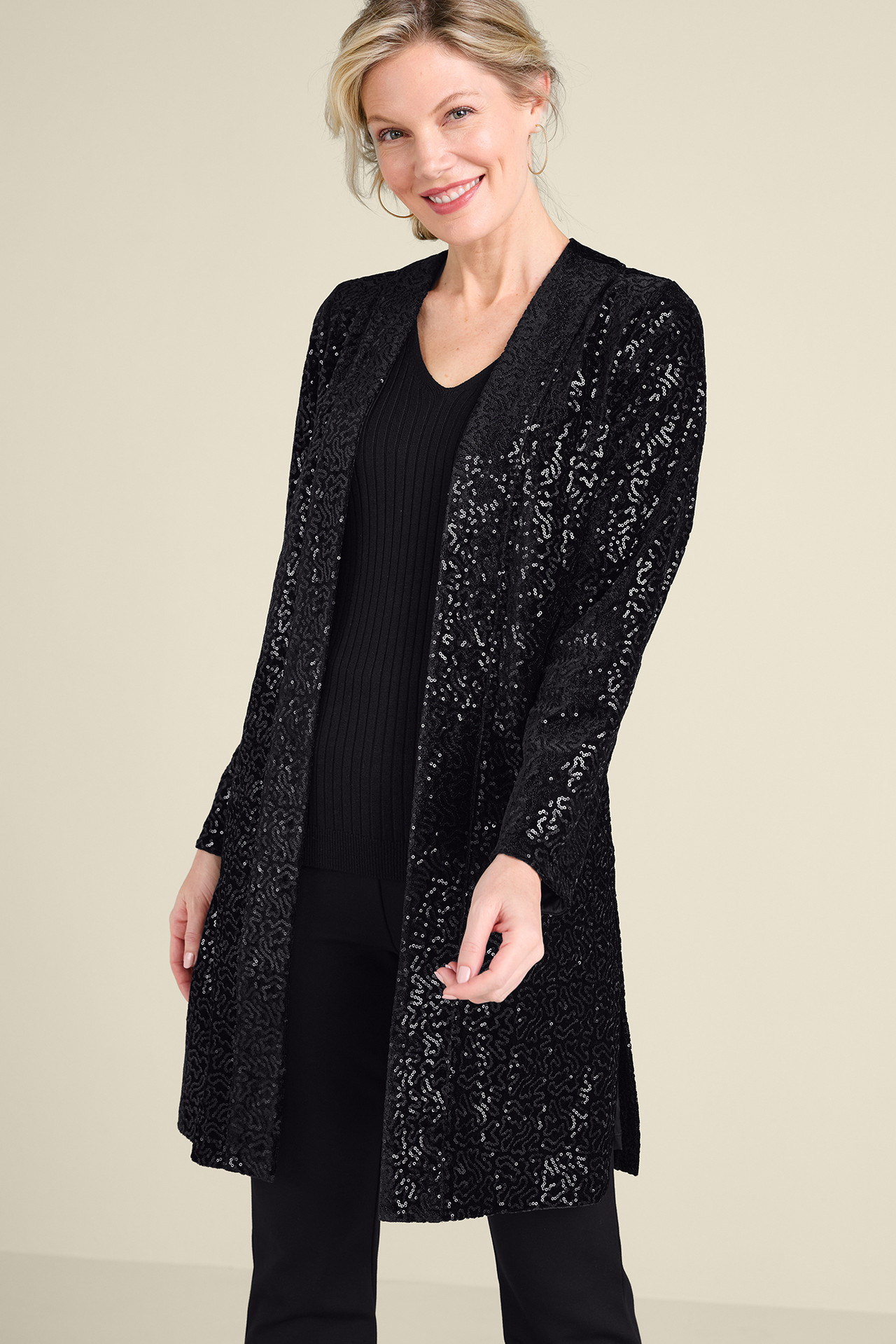 Valetta Sequin Topper - Soft Surroundings Outlet