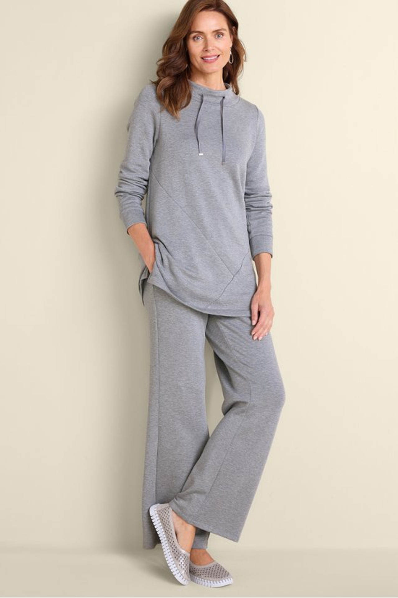 Lola French Terry Wide Leg Pants - Soft Surroundings Outlet
