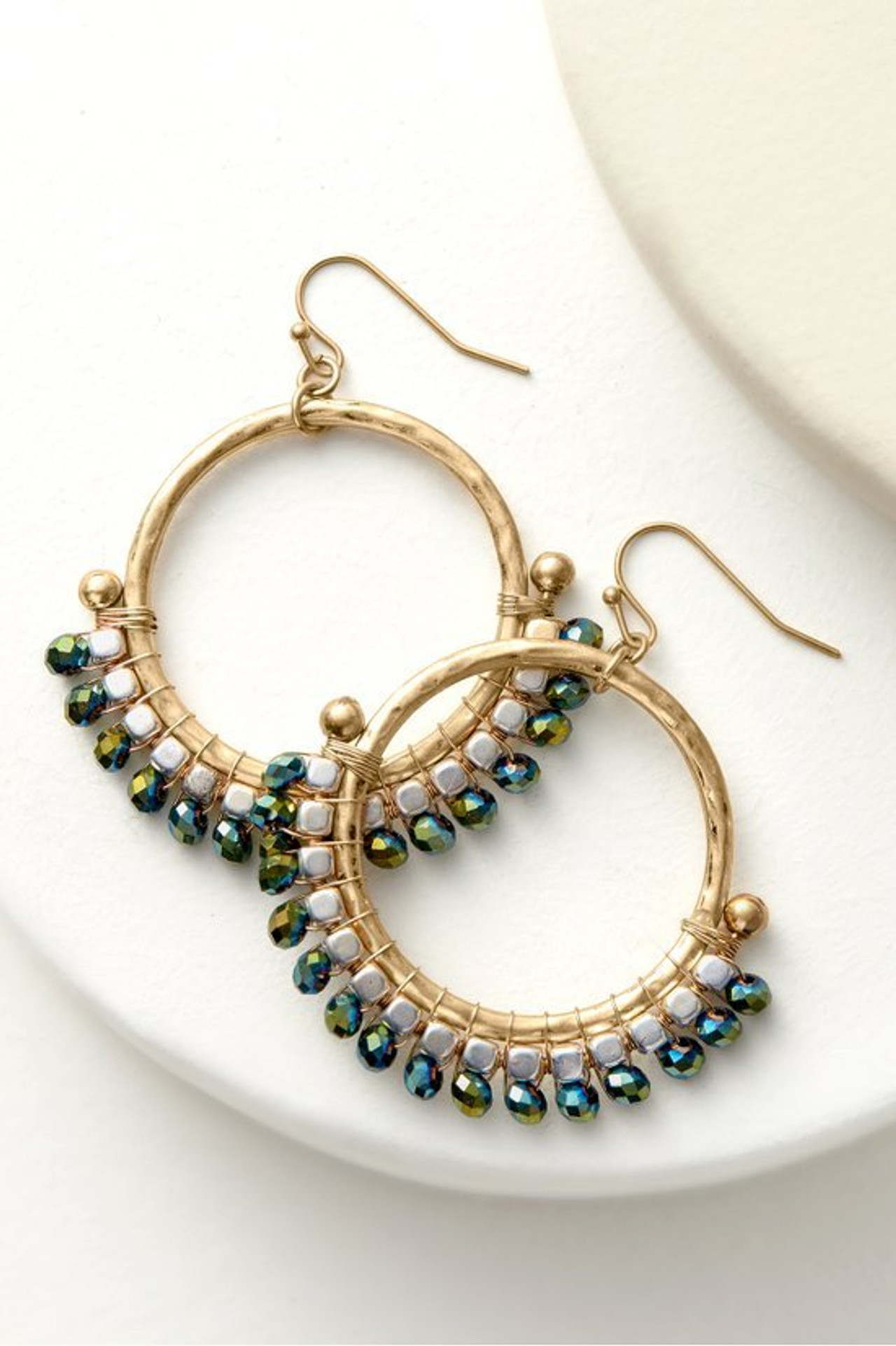 Phoebe Beads Hoop Earrings - Soft Surroundings Outlet