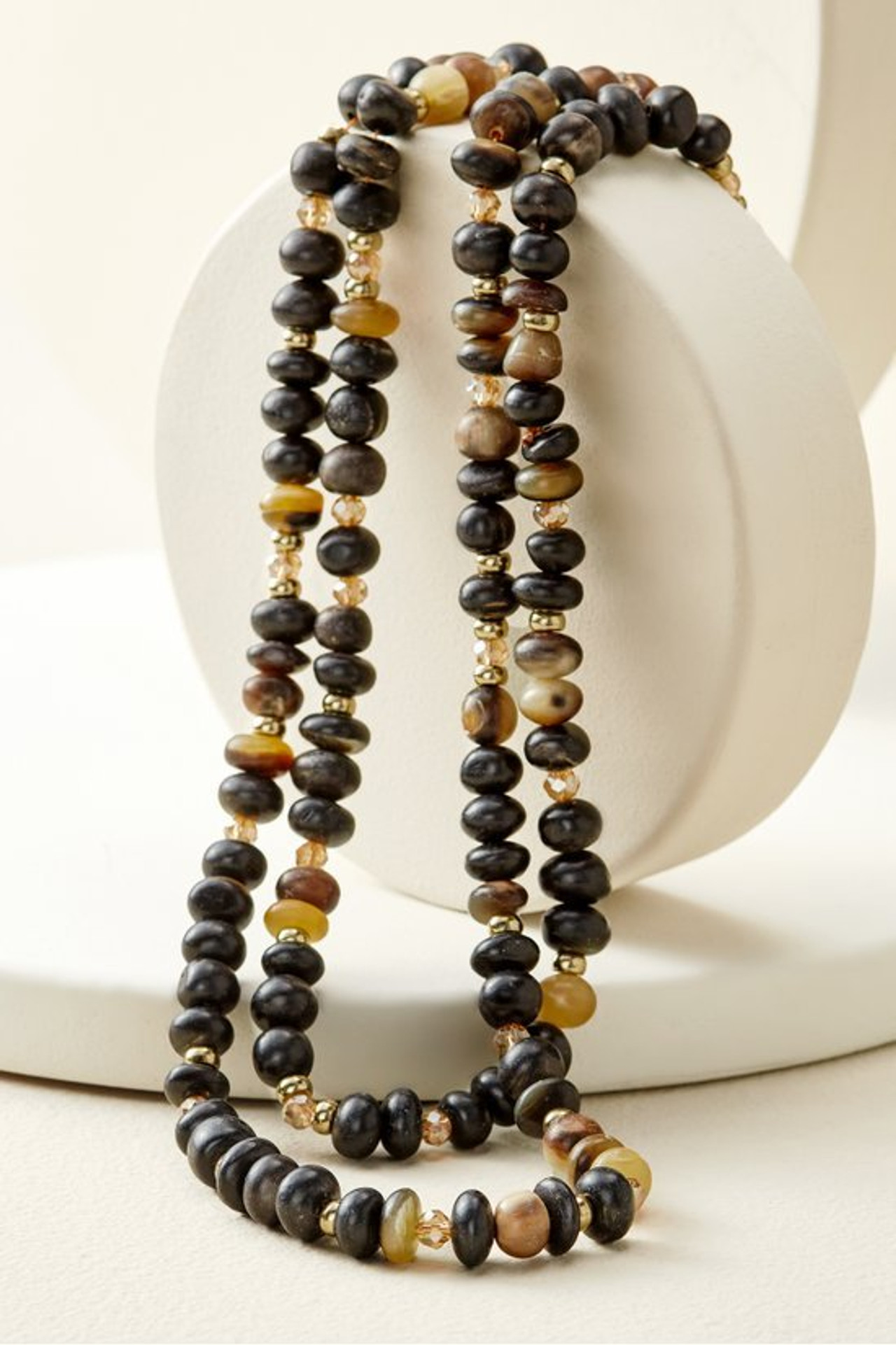 Ebony Beaded Necklace - Soft Surroundings Outlet