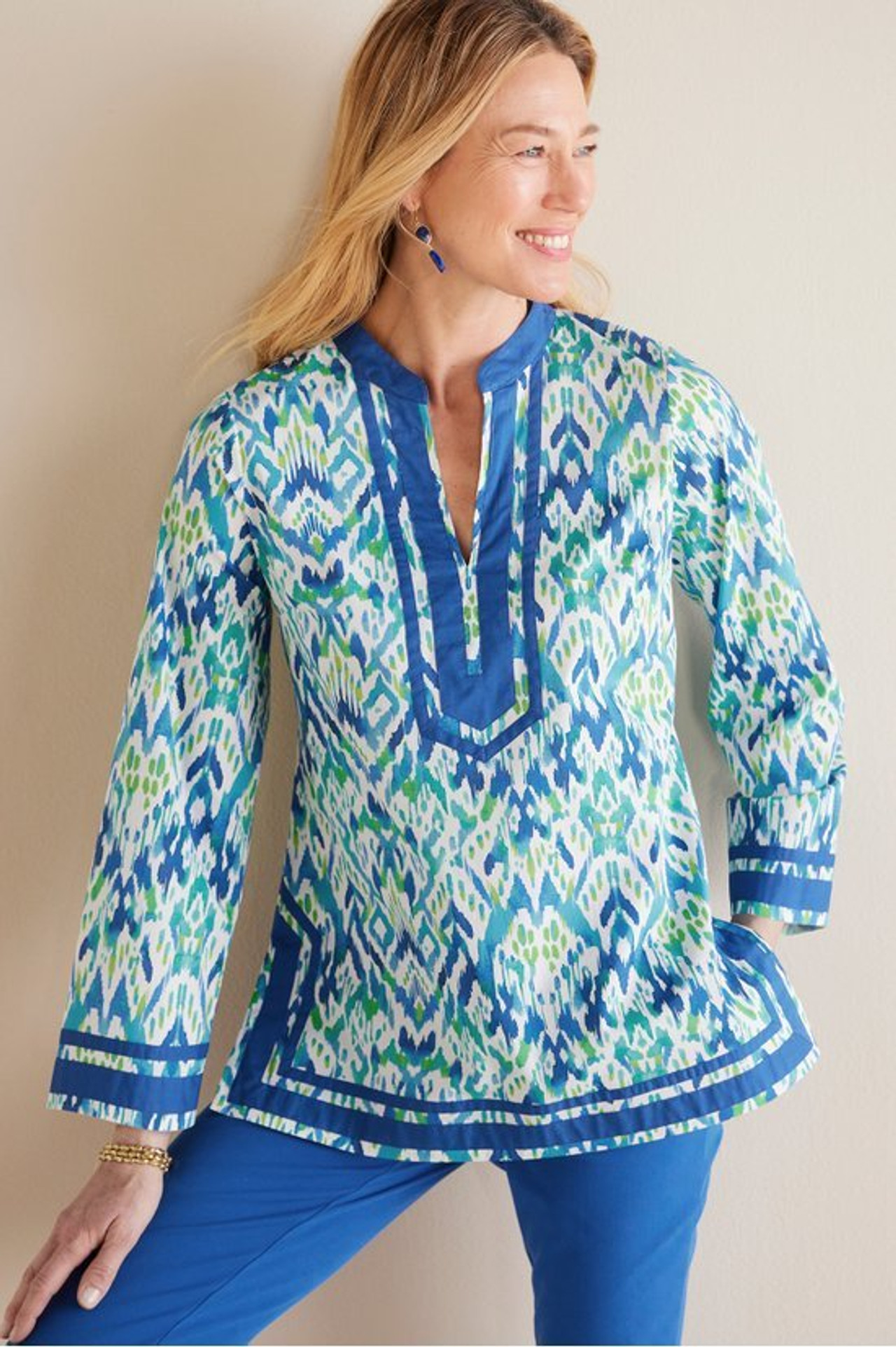 Kirti Ikat Tunic - Soft Surroundings Outlet