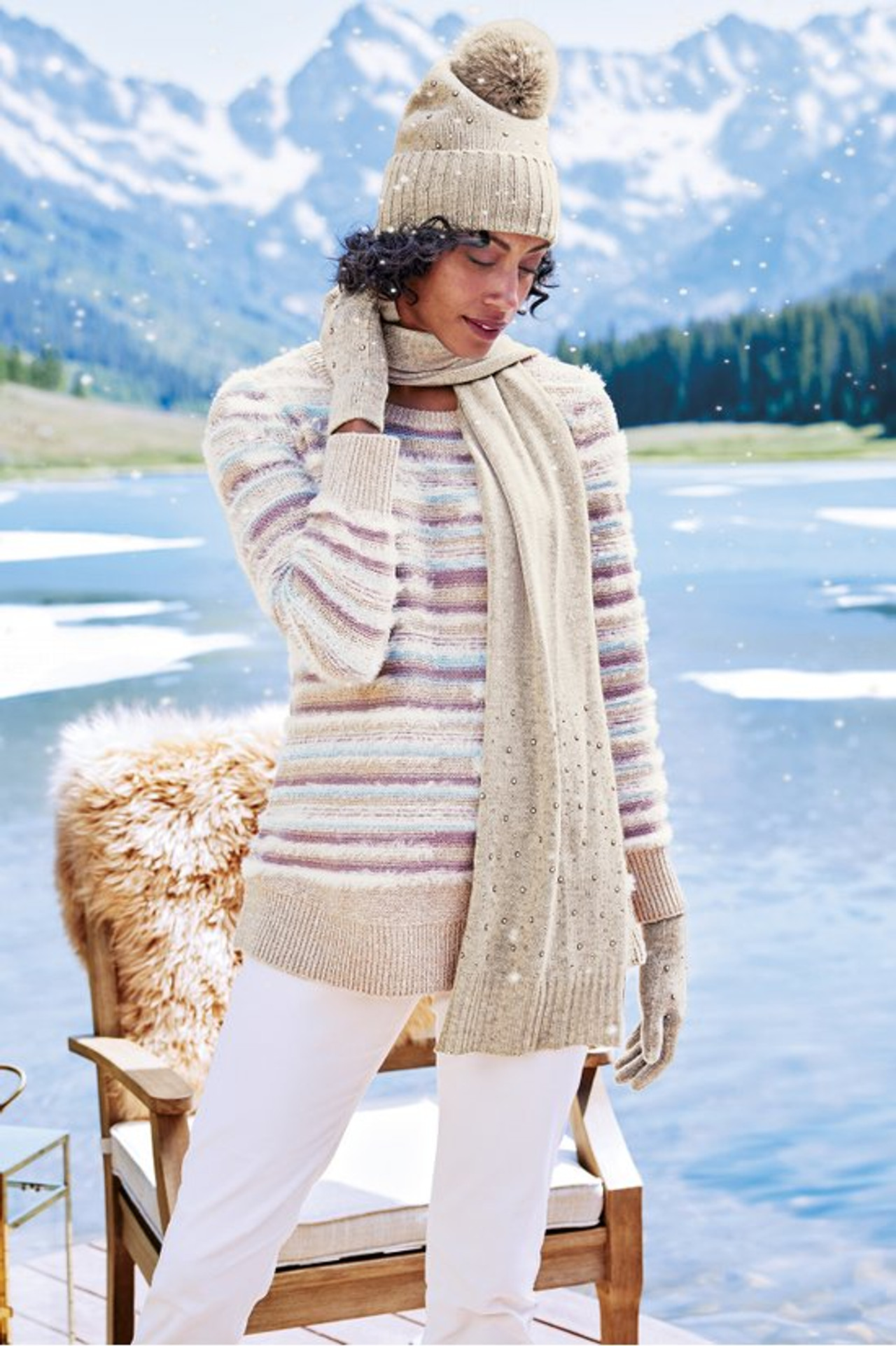 Wrenley Stripe Sweater - Soft Surroundings Outlet