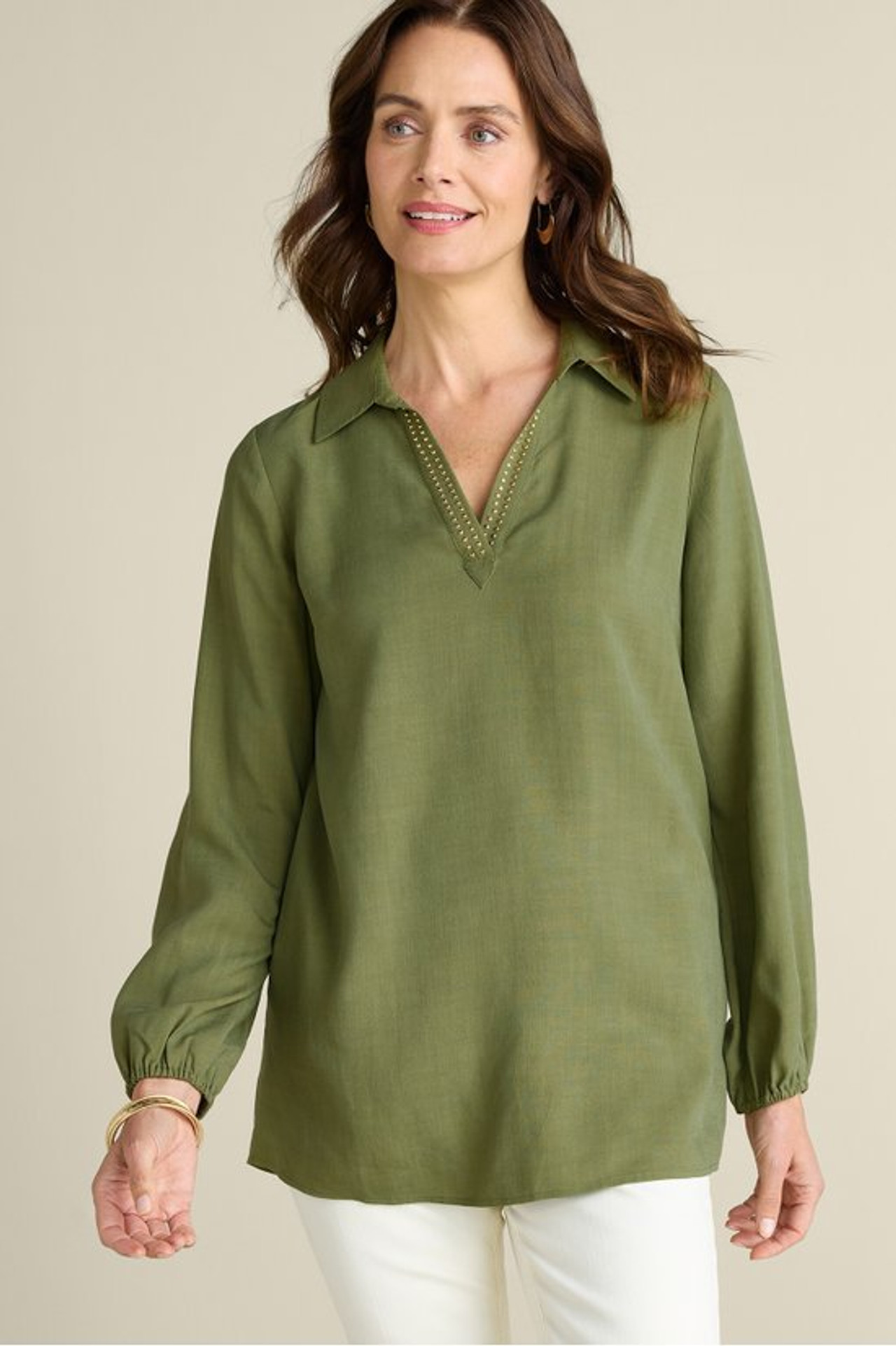 Delaine TENCEL™ Tunic - Soft Surroundings Outlet