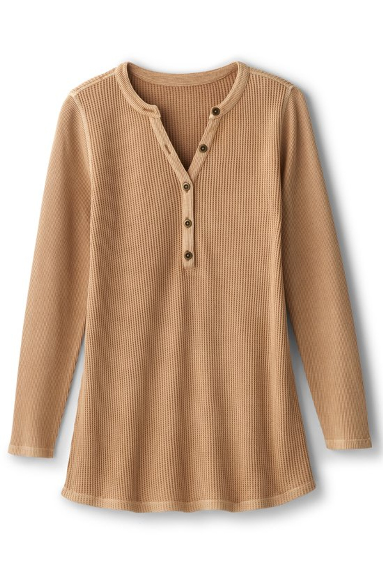 Glenda Waffle Tunic - Soft Surroundings Outlet