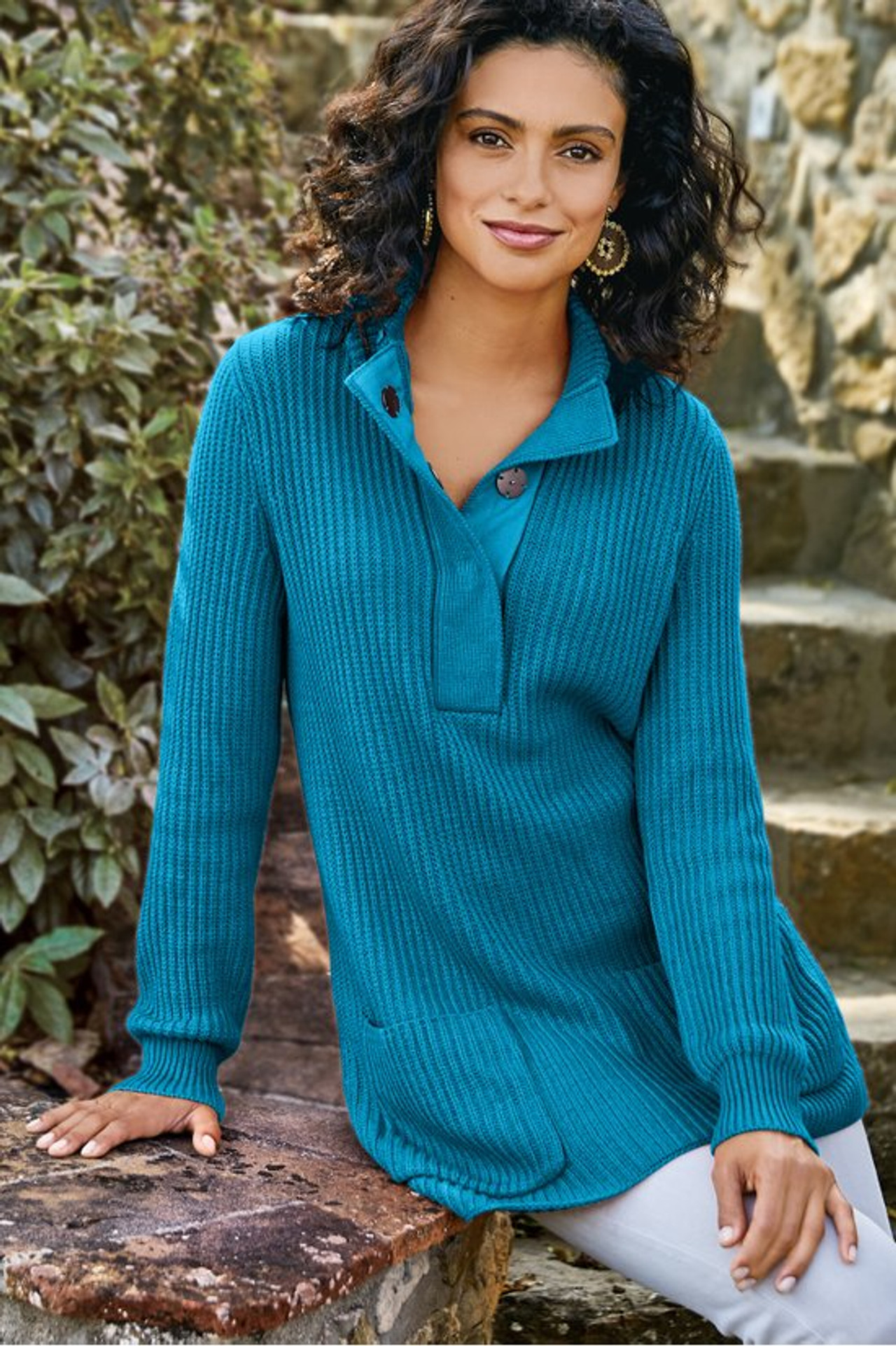Highland Tunic Sweater - Soft Surroundings Outlet