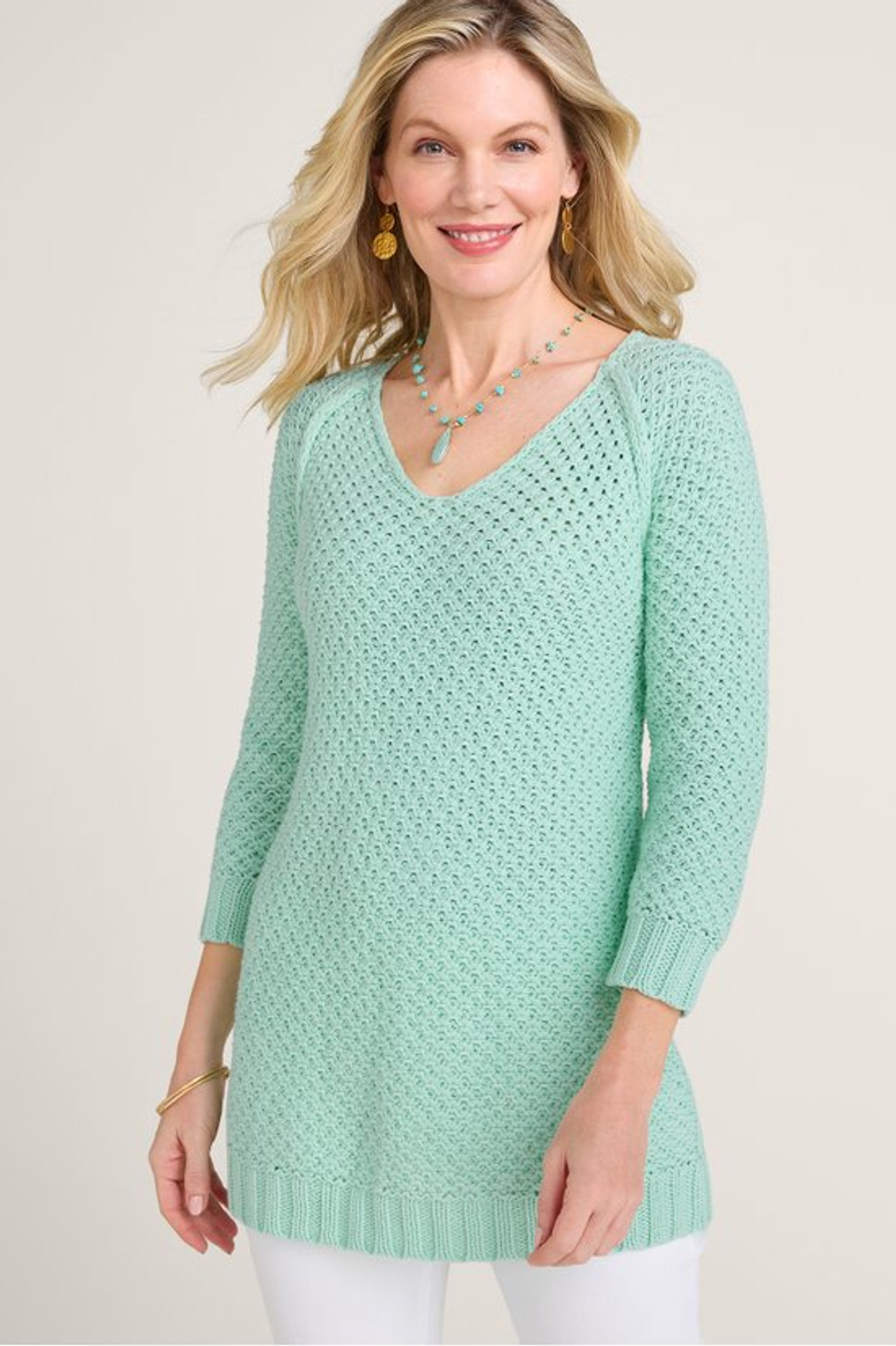 Bar Harbor Sweater Tunic - Soft Surroundings Outlet