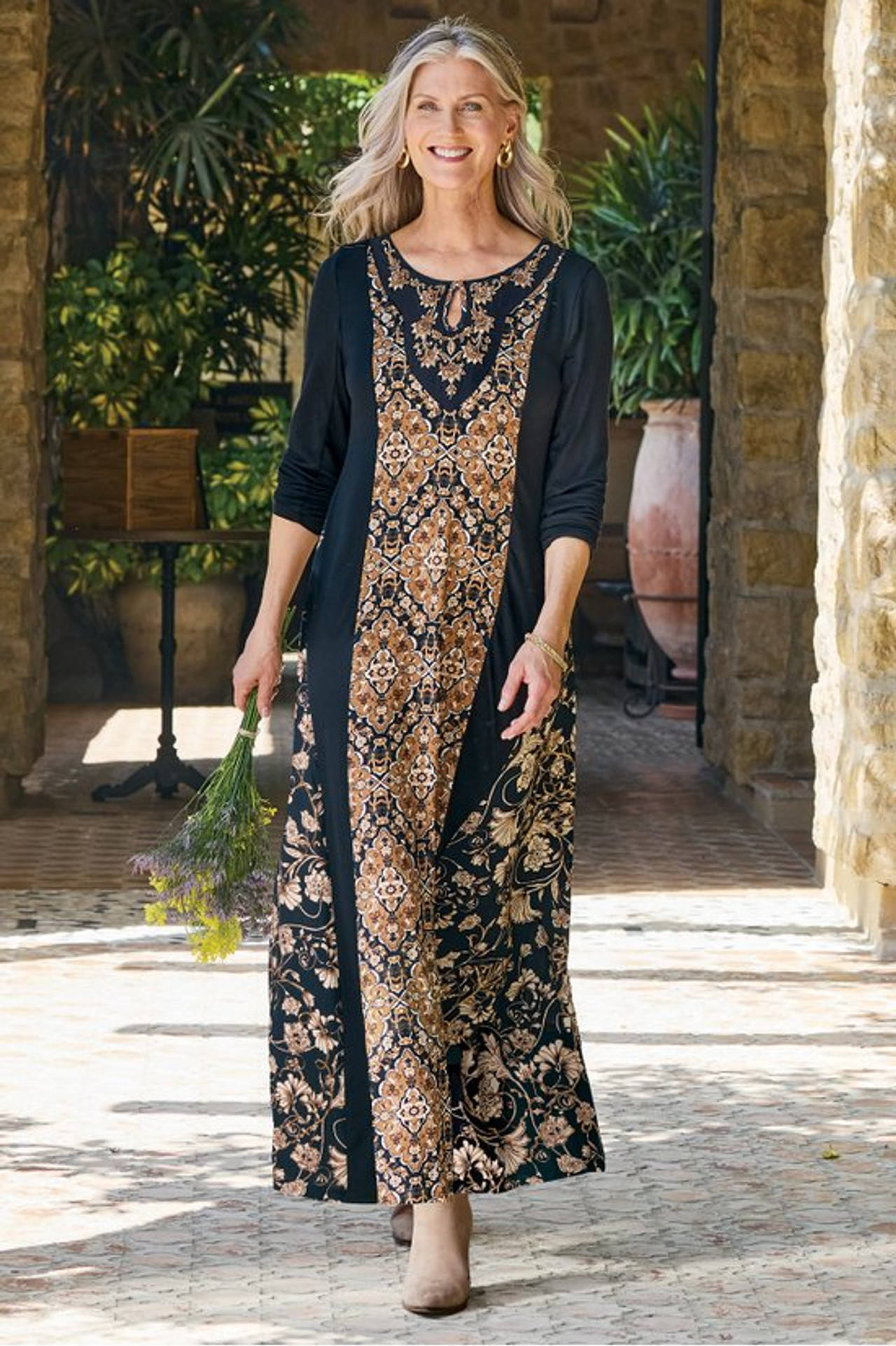 Priska Maxi Dress - Soft Surroundings Outlet