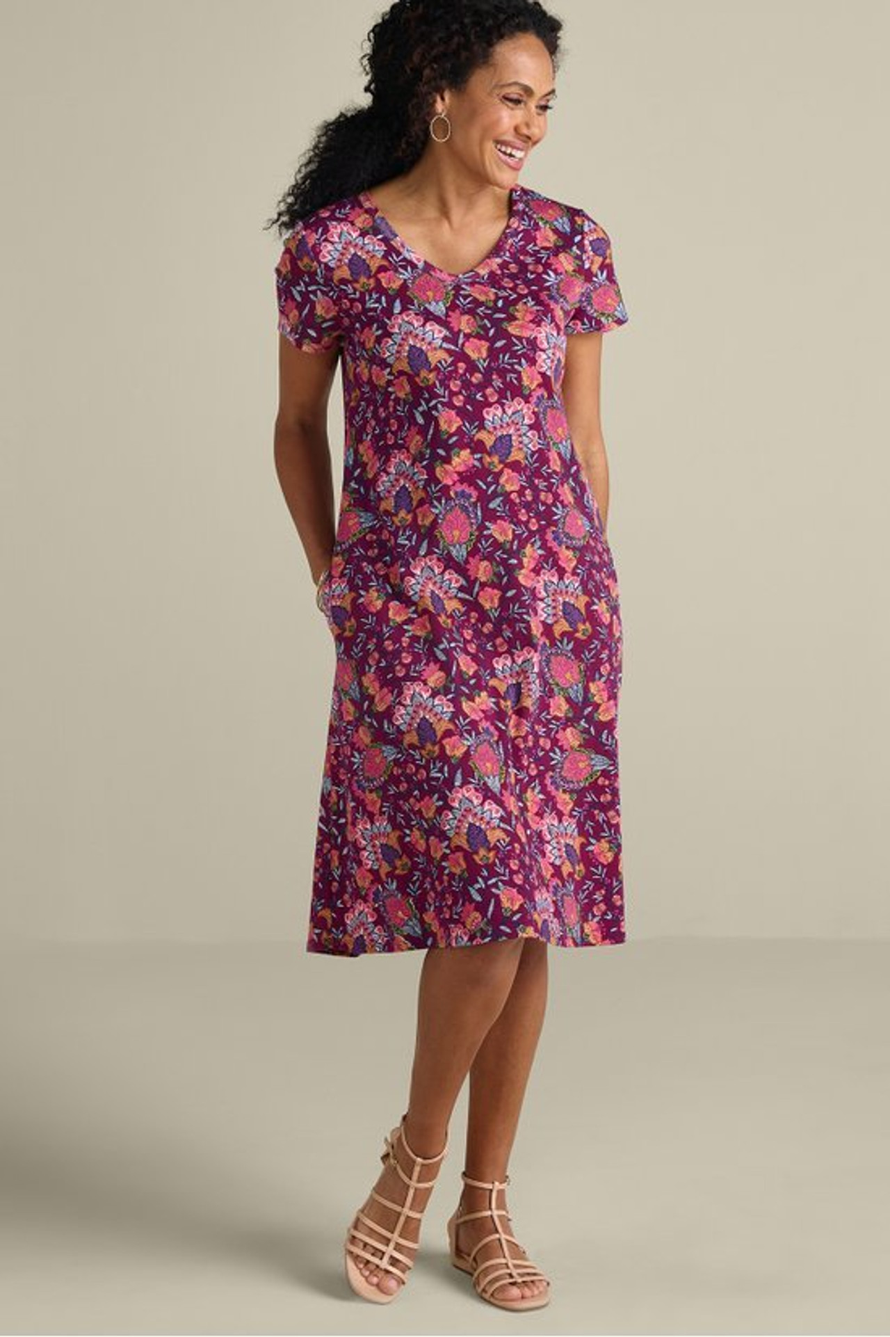 SoftEssential™ Supima® T-Shirt Dress - Soft Surroundings Outlet
