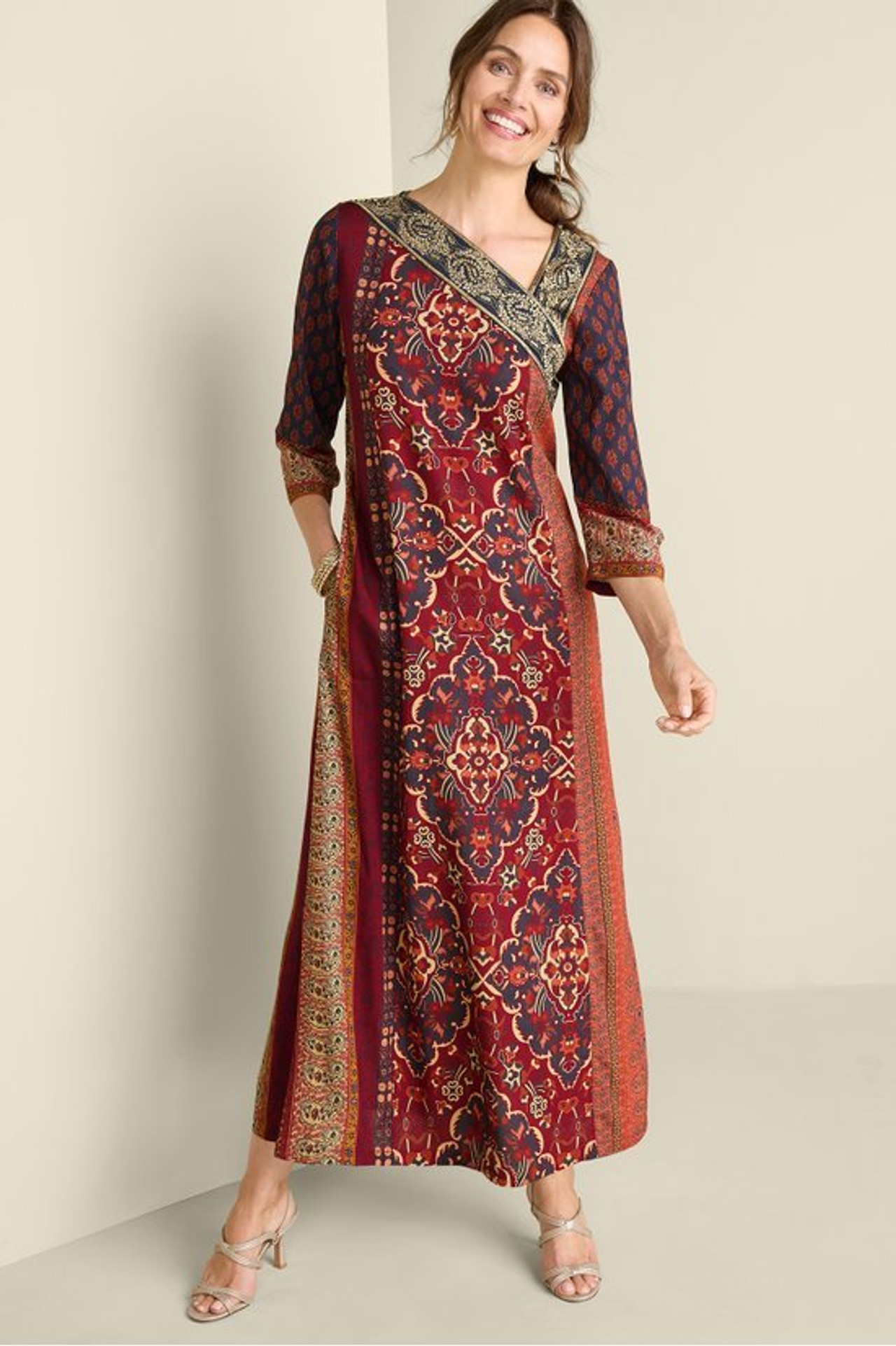 Cindra Maxi Dress - Soft Surroundings Outlet