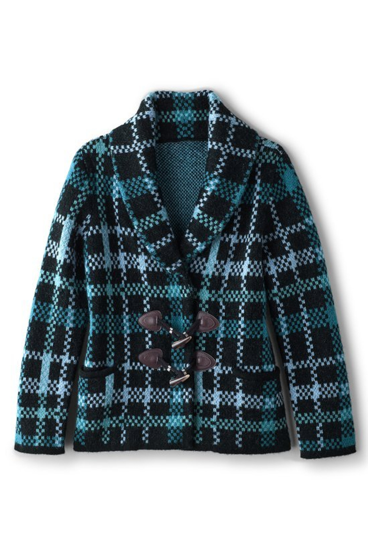 Alpine Plaid Sweater Coat - Soft Surroundings Outlet