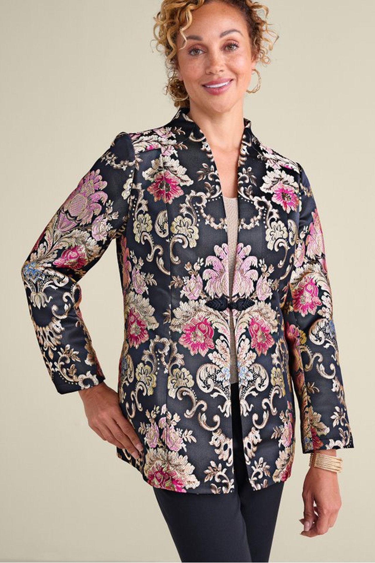 Branca Jacquard Jacket - Soft Surroundings Outlet