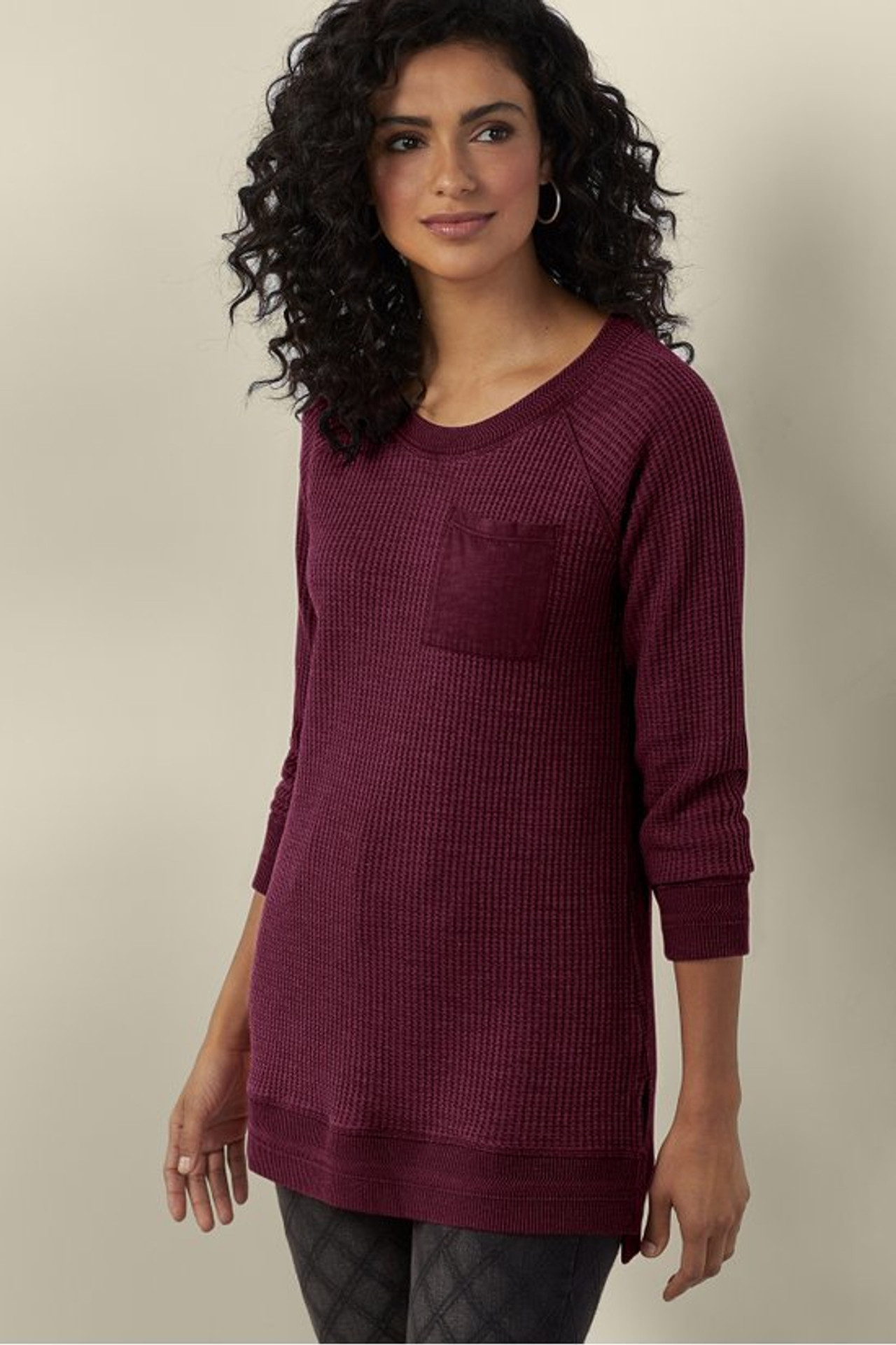 Autumn Waffle Tunic - Soft Surroundings Outlet