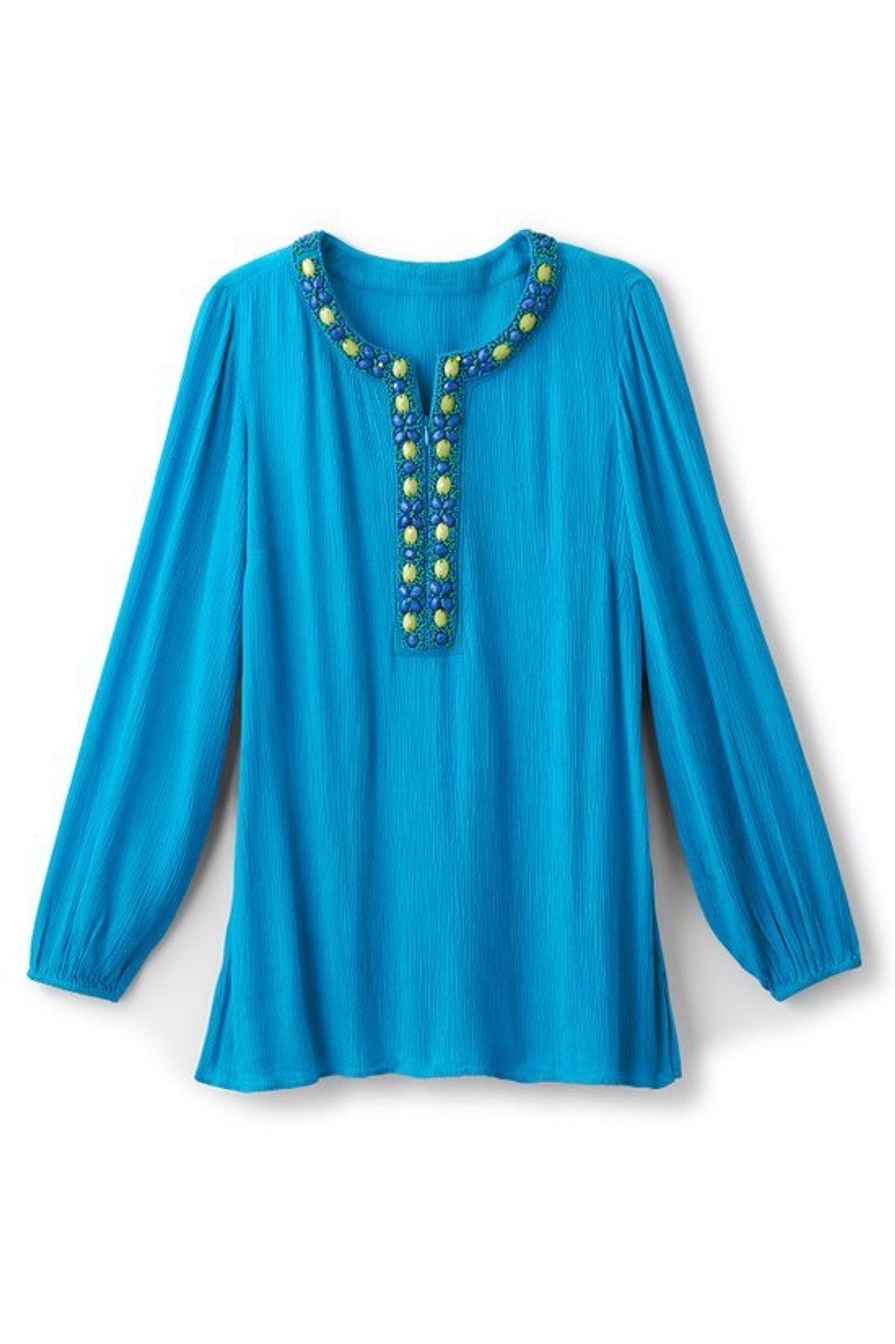 Nellie Gauze Tunic - Soft Surroundings Outlet