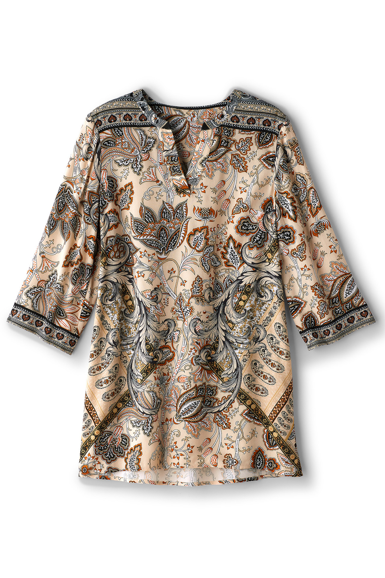 Dona 3/4 Sleeve Tunic - Soft Surroundings Outlet