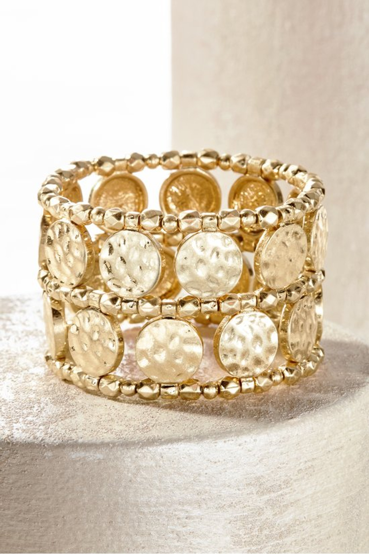 Kayla Coin Stretch Bracelet - Soft Surroundings Outlet