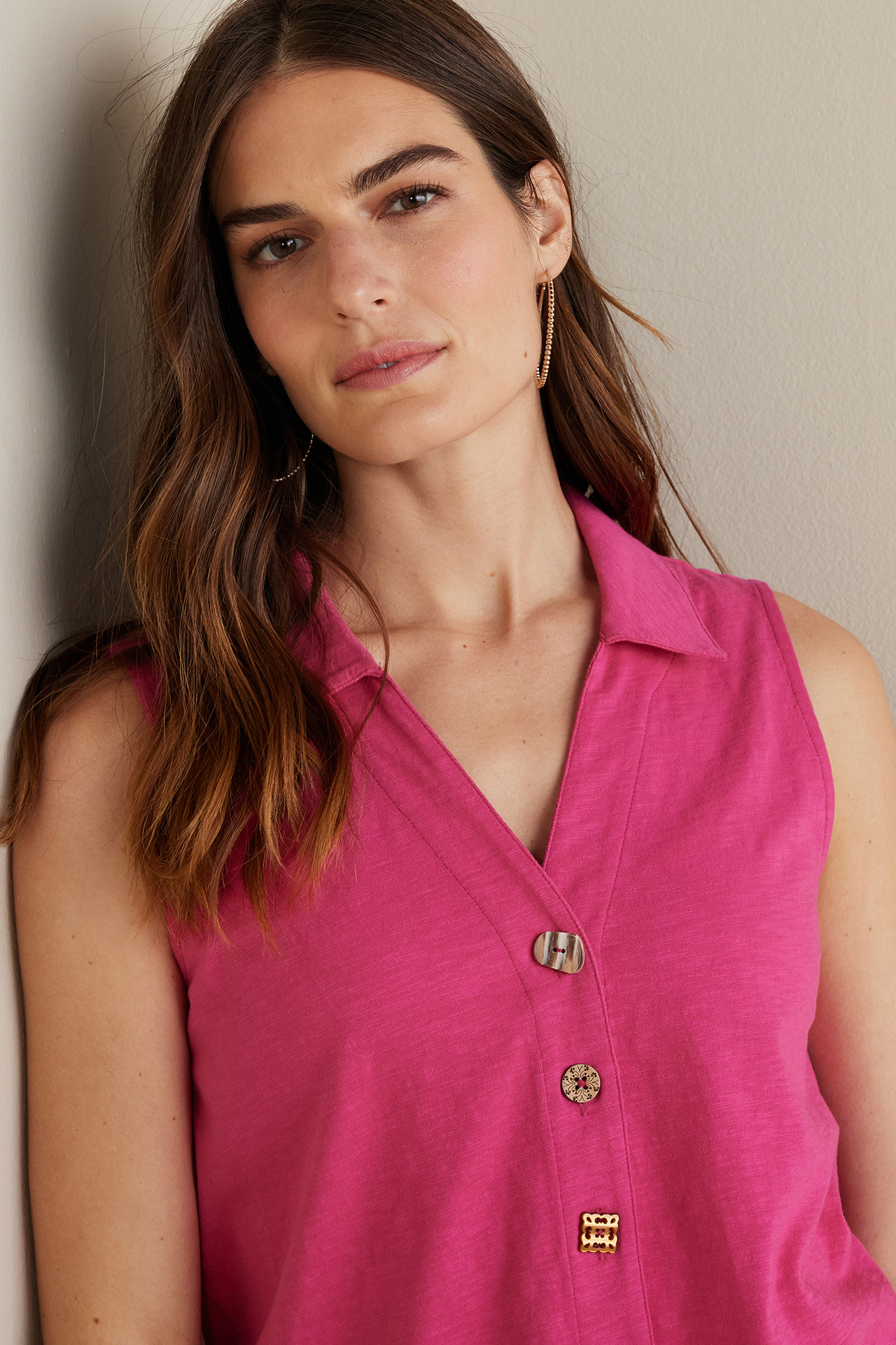 Danielle Sleeveless Tunic - Soft Surroundings Outlet