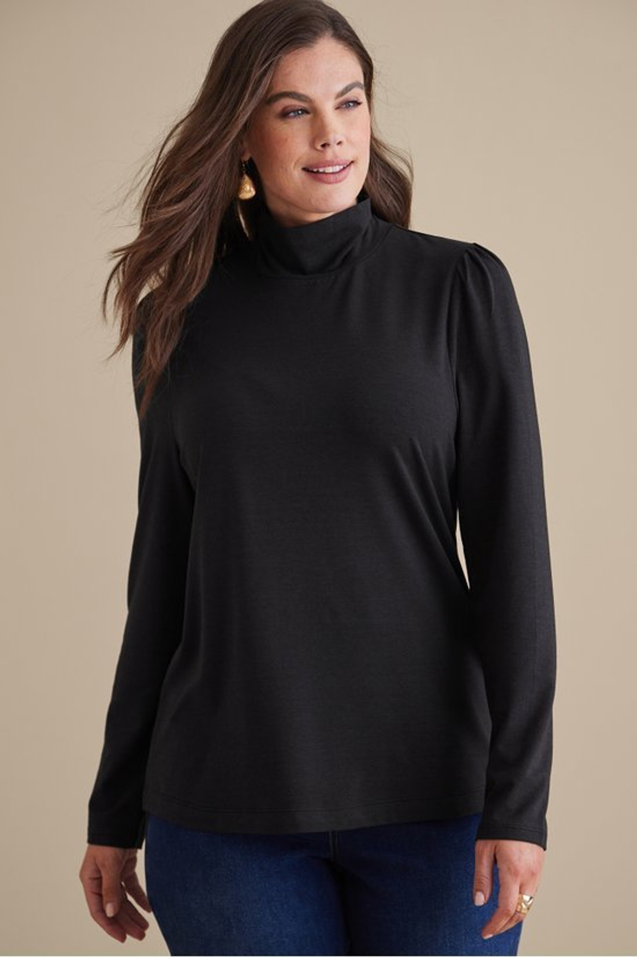 Emme Turtleneck Top - Soft Surroundings Outlet
