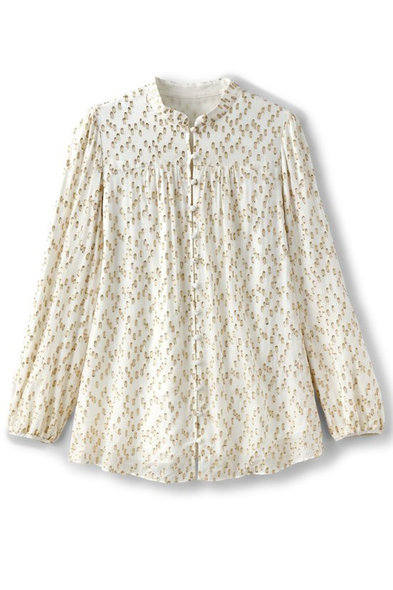 Mila Metallic Blouse - Soft Surroundings Outlet