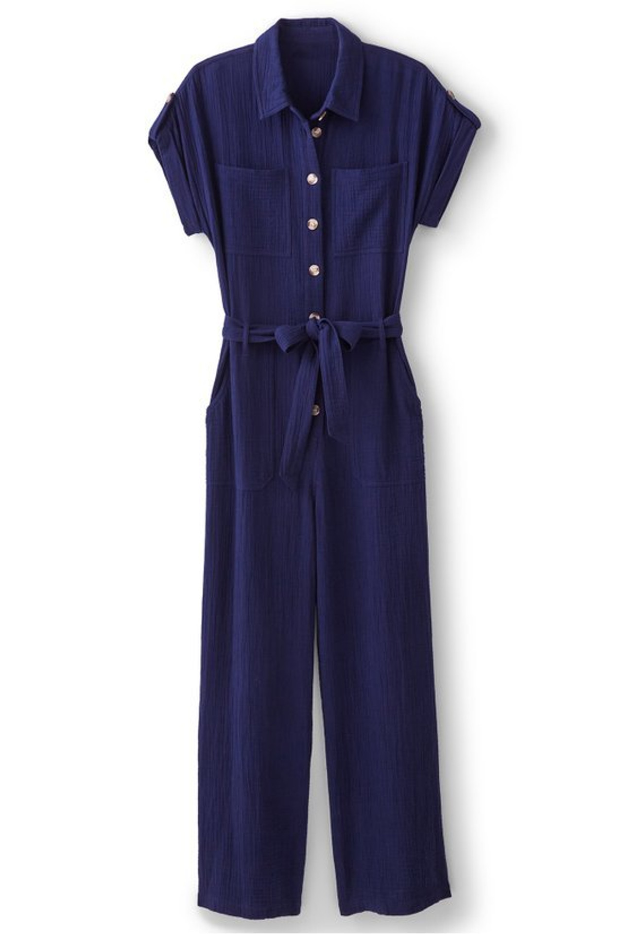 Natasha Gauze Jumpsuit - Soft Surroundings Outlet