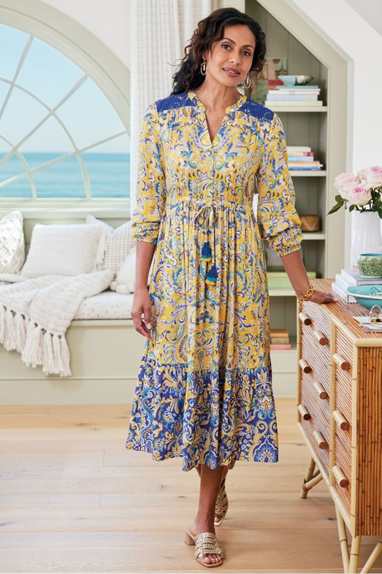 Mandisa Midi Dress - Soft Surroundings Outlet