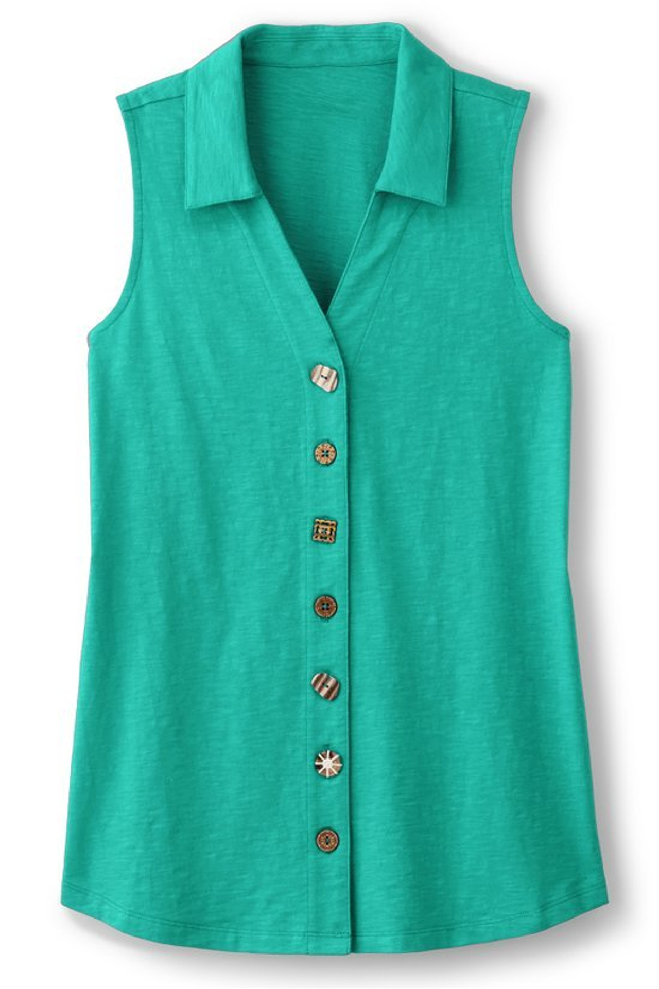 Danielle Sleeveless Tunic - Soft Surroundings Outlet