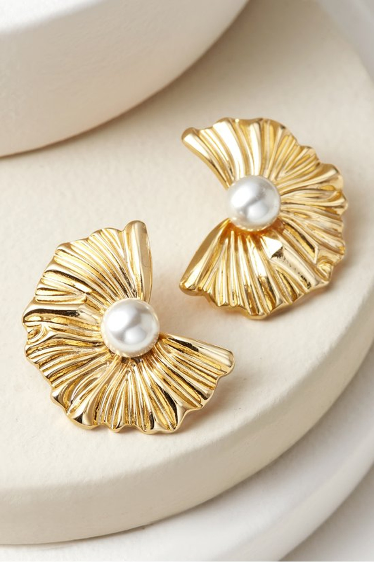 Lourdes Shell Earrings - Soft Surroundings Outlet