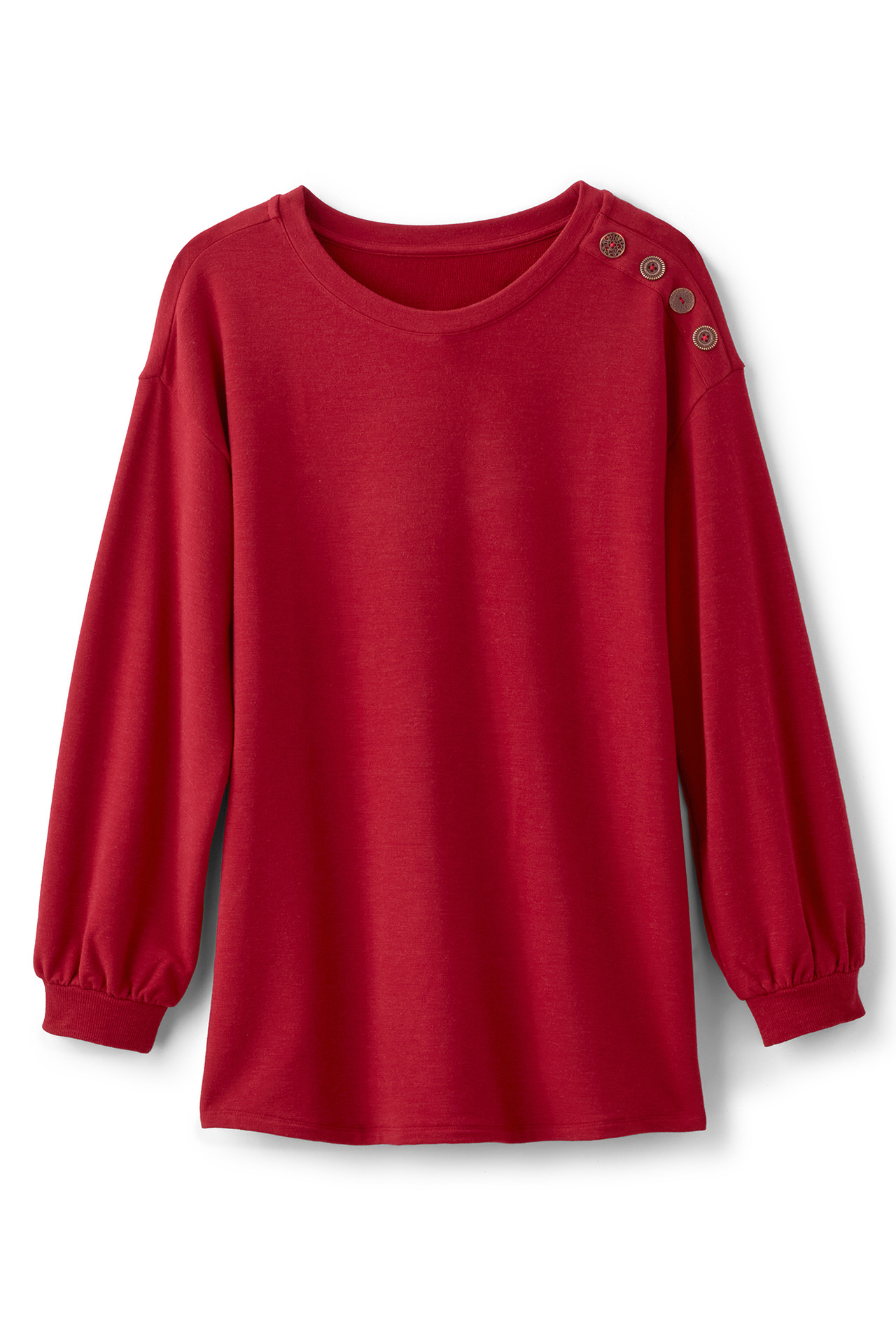 Siesta Soft Button Shoulder Tunic - Soft Surroundings Outlet