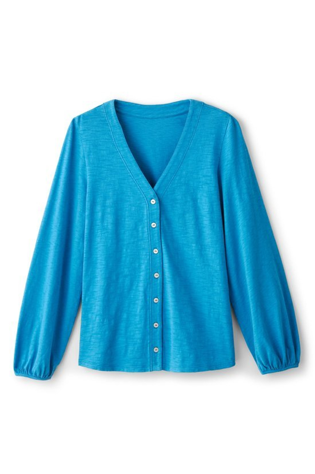 Lorna Button Front Top - Soft Surroundings Outlet