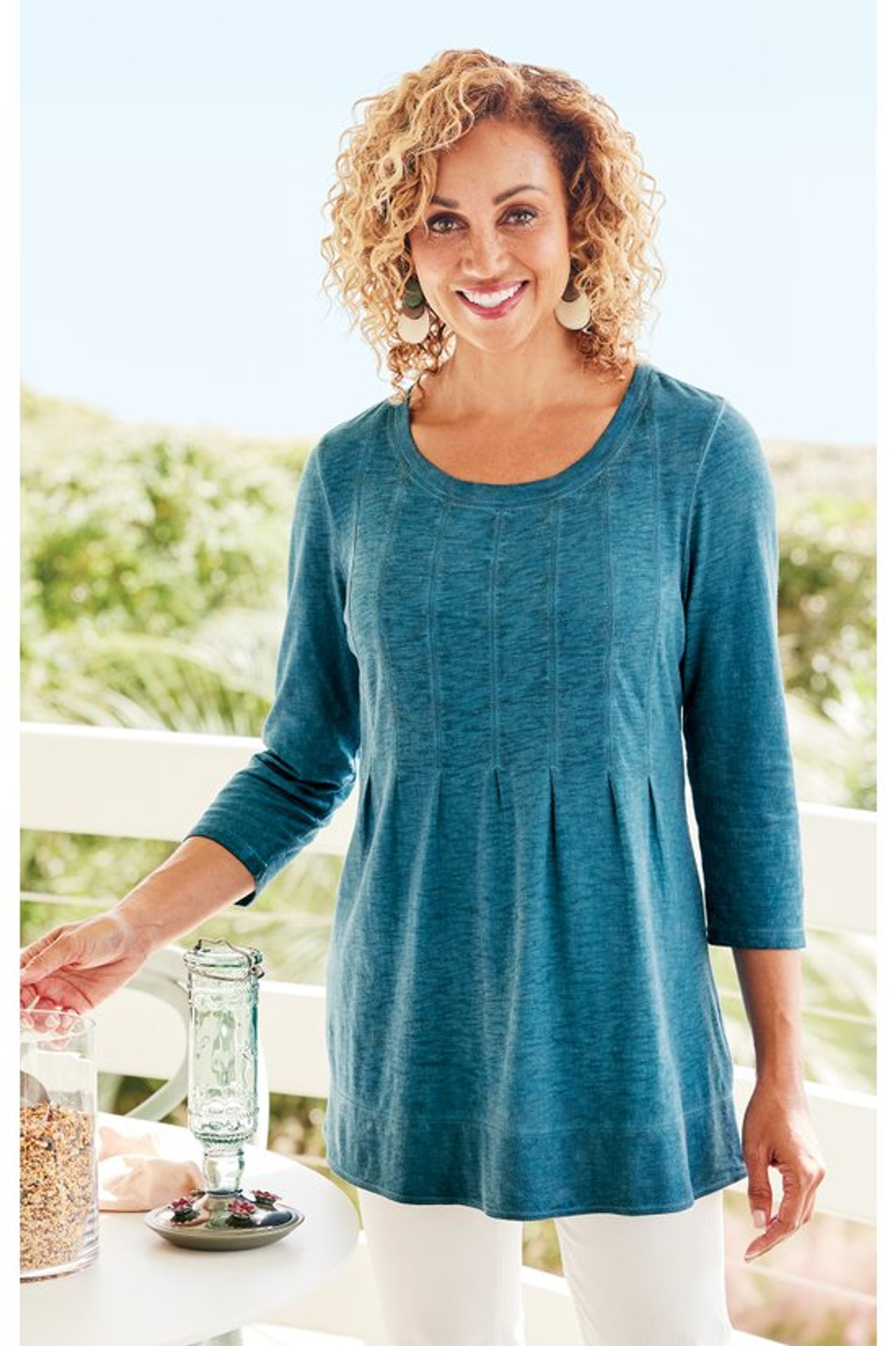 Odilia Slub Knit Tunic - Soft Surroundings Outlet