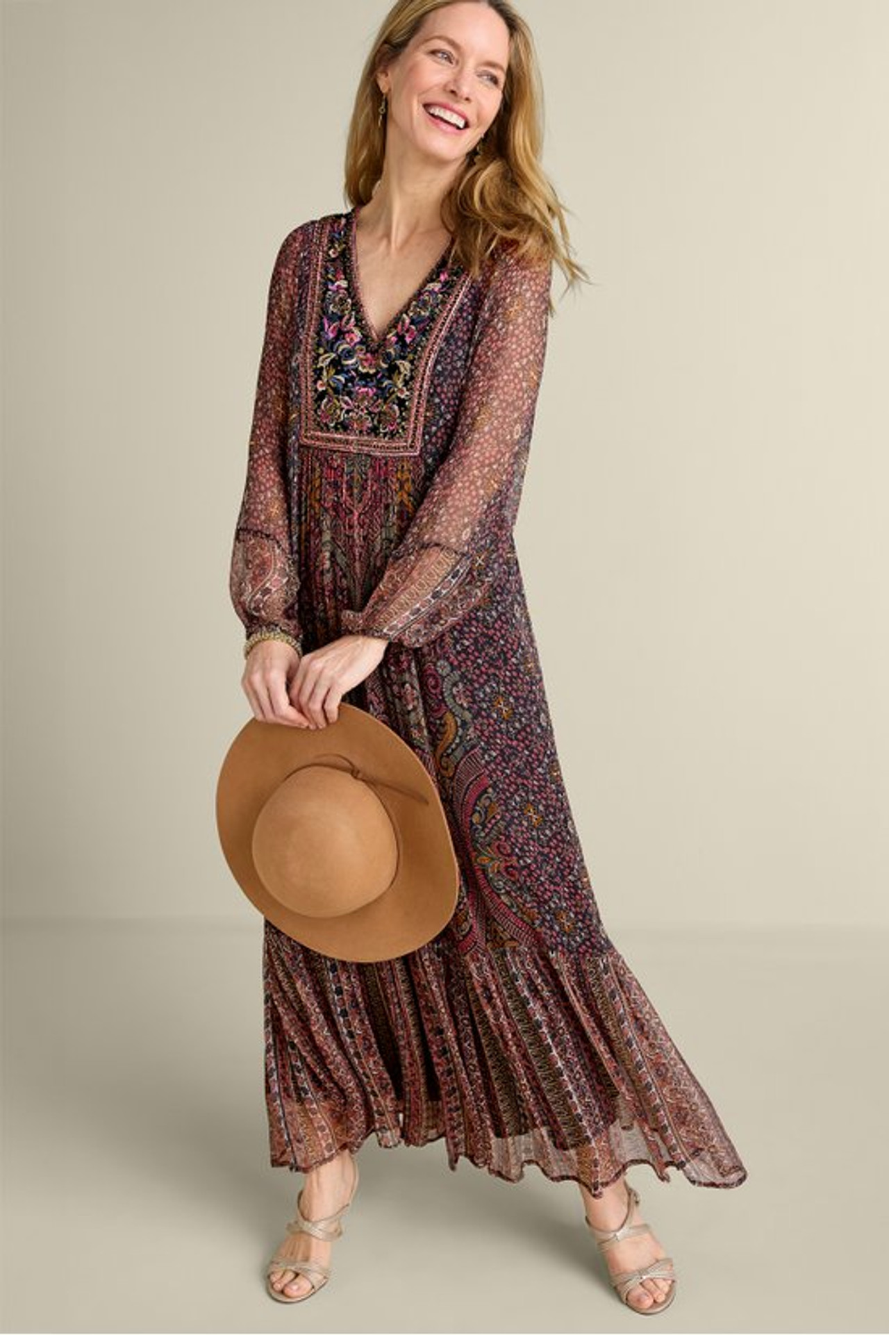Zellige Maxi Dress - Soft Surroundings Outlet