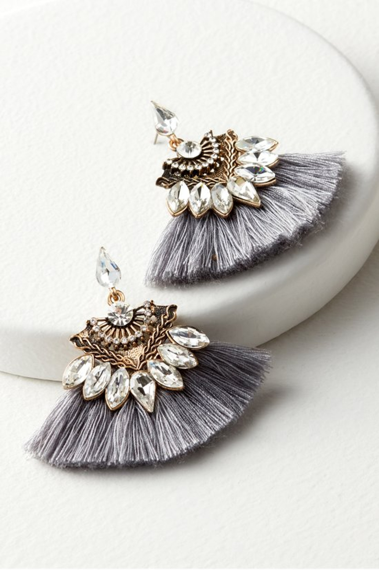 Joy Sparkle & Fringe Earrings - Soft Surroundings Outlet