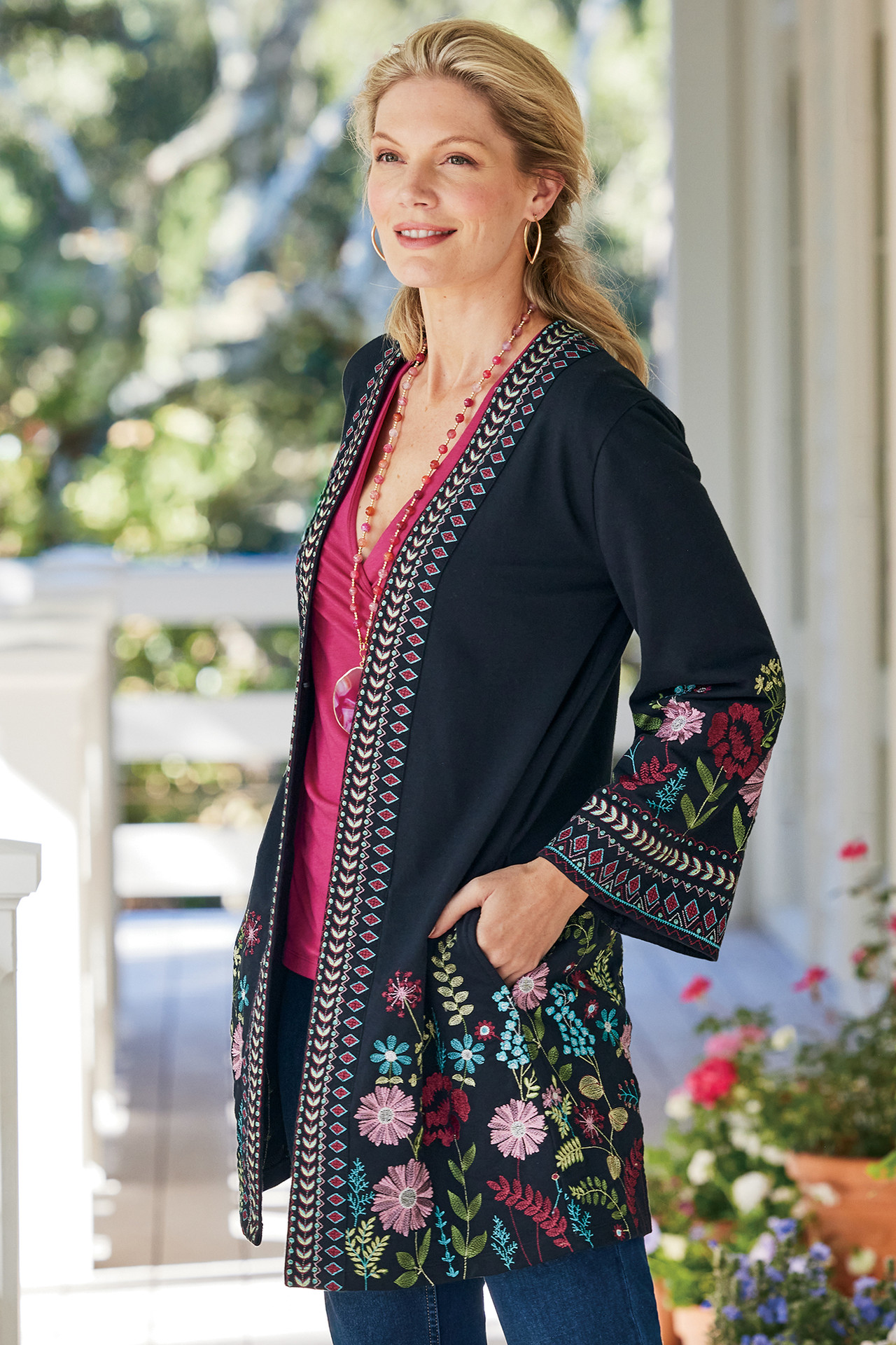 Franca French Terry Topper - Soft Surroundings Outlet