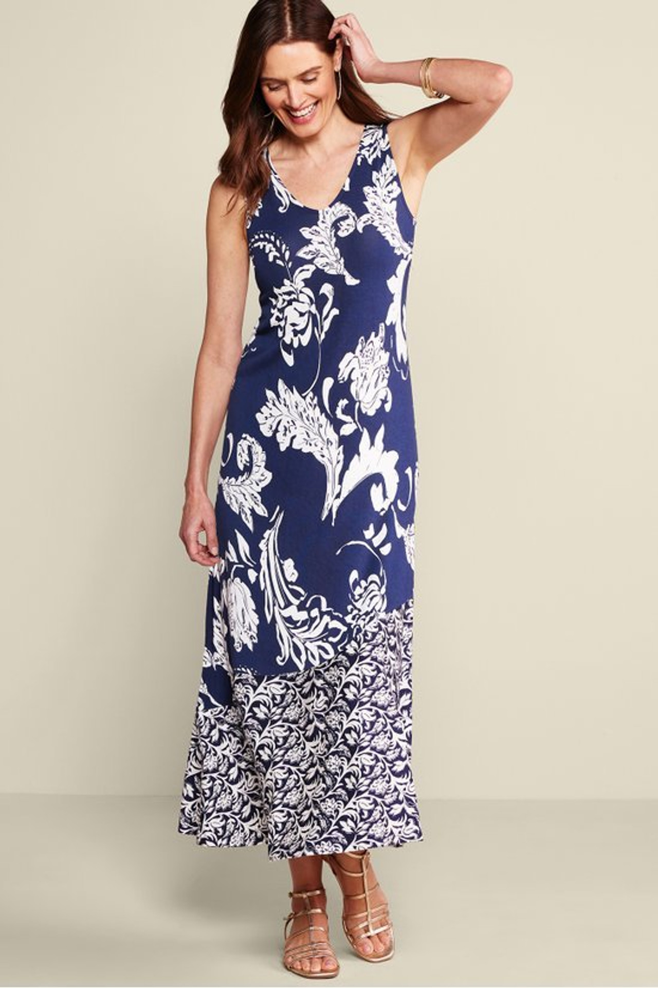 Vaila Maxi Dress - Soft Surroundings Outlet