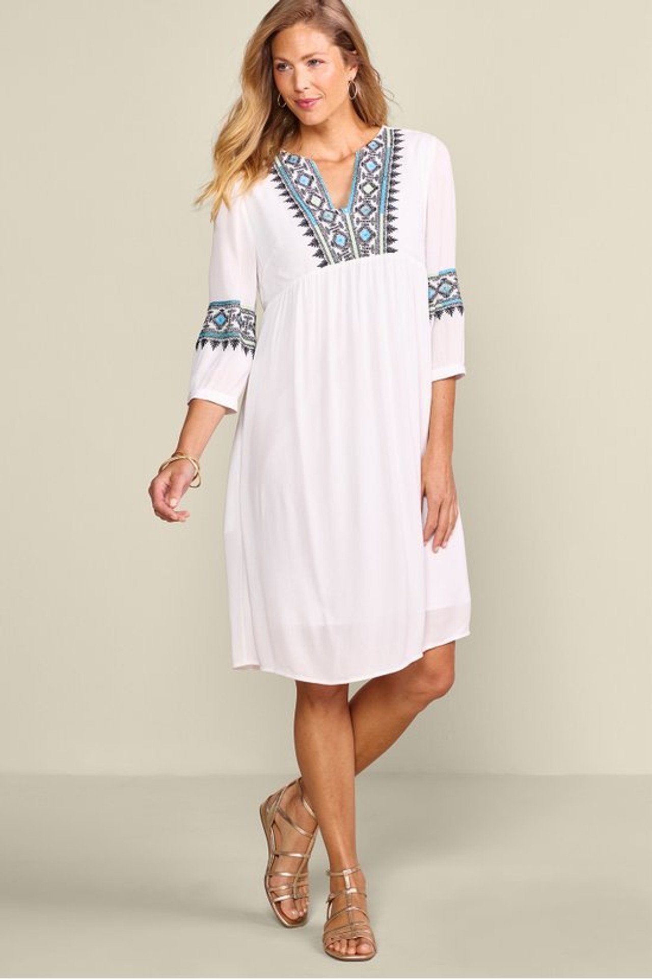 Daisha Gauze Short Dress - Soft Surroundings Outlet