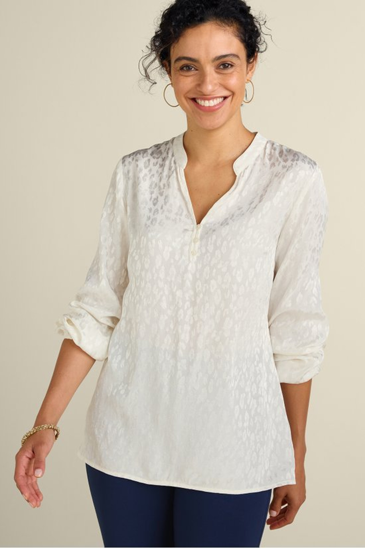 Mirasol Jacquard Tunic - Soft Surroundings Outlet