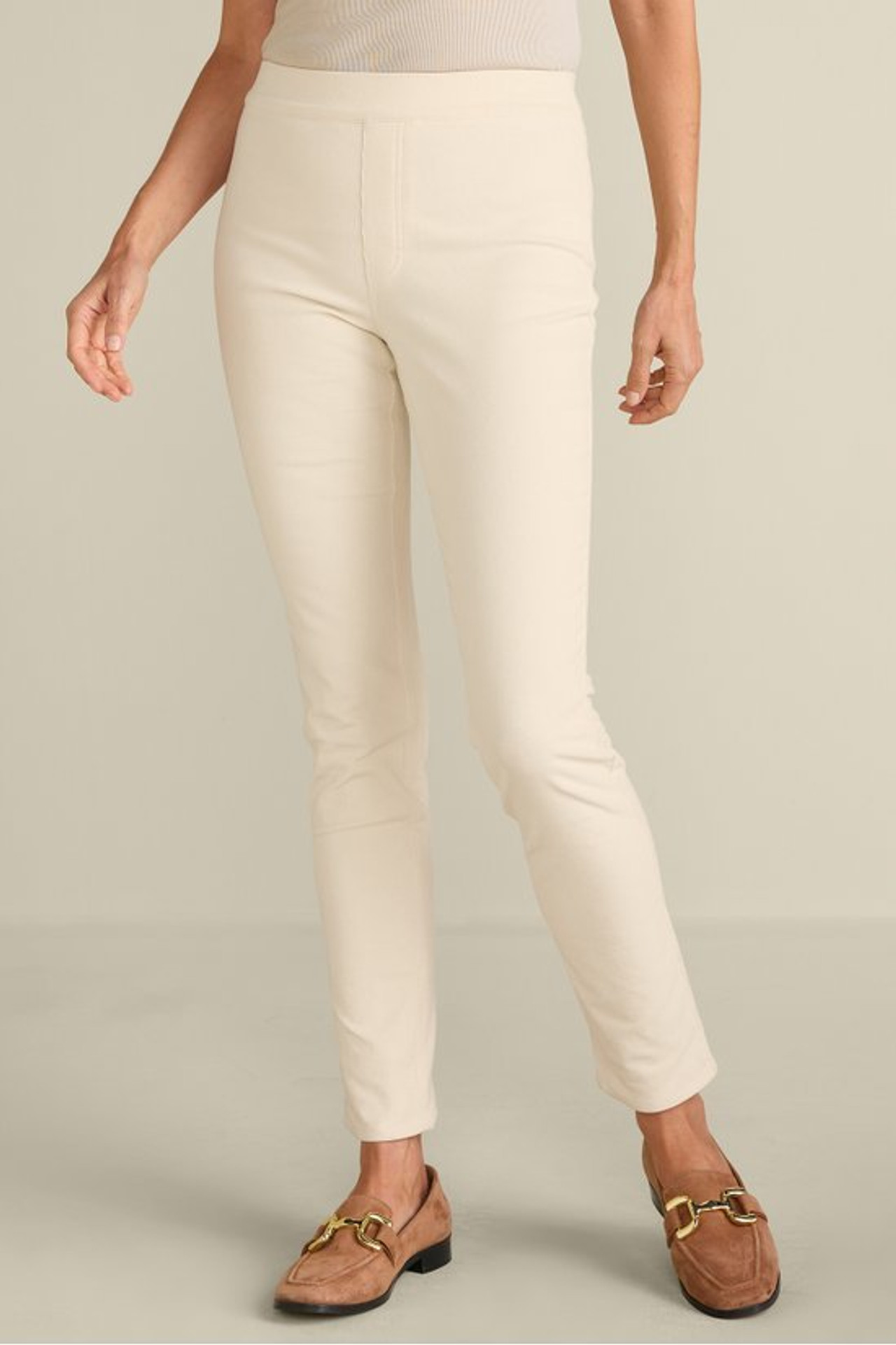 Rockland Corduroy Slim Leg Pull On Pants - Soft Surroundings Outlet