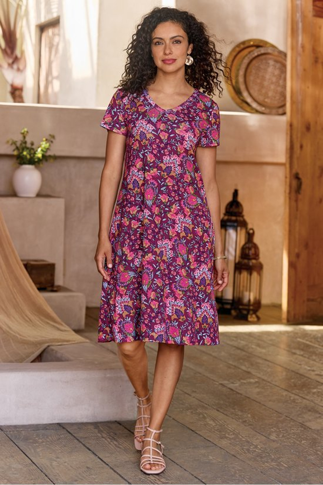 SoftEssential™ Supima® T-Shirt Dress - Soft Surroundings Outlet