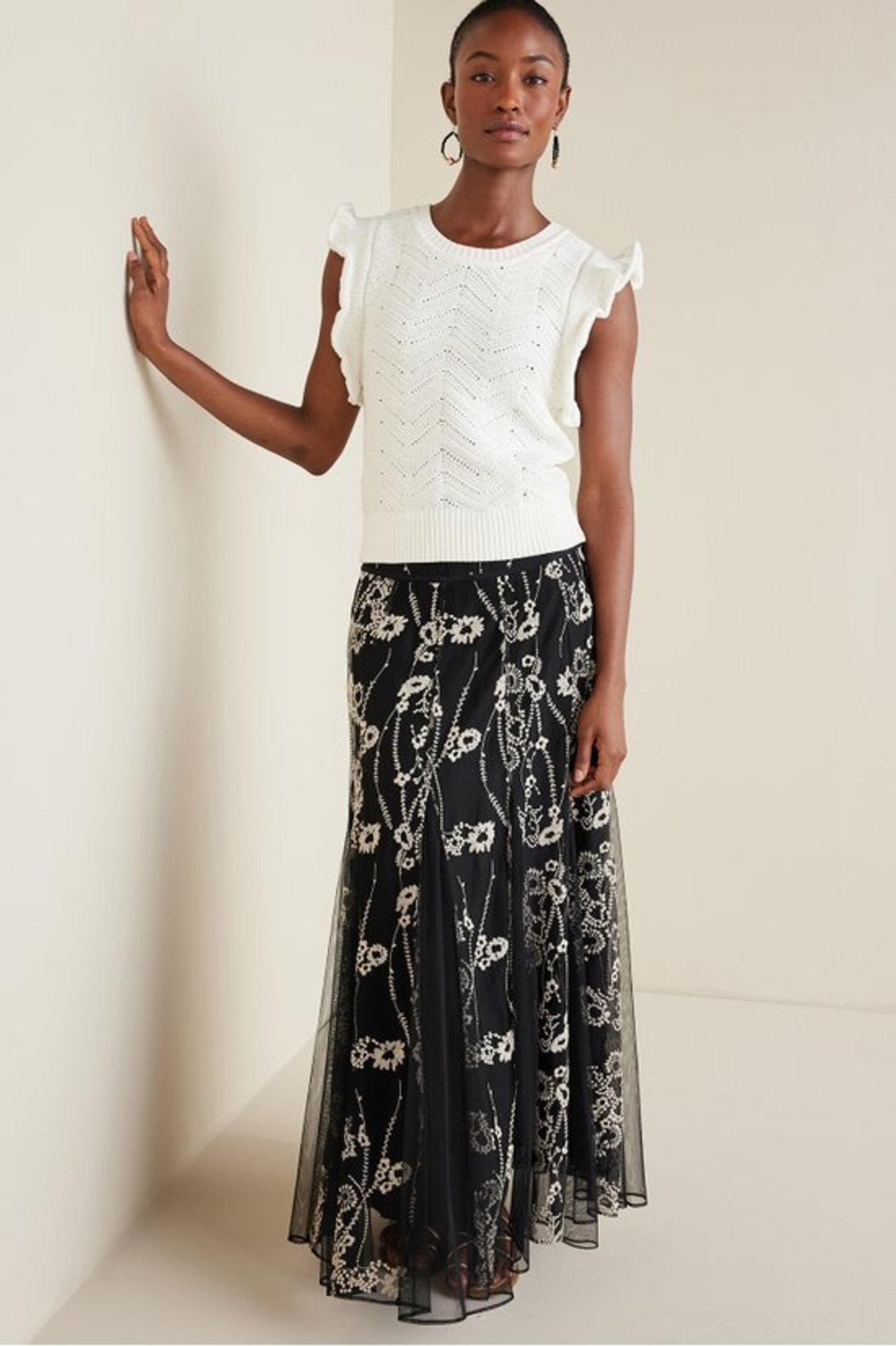 Celina Flutter Sleeve Sweater - Soft Surroundings Outlet