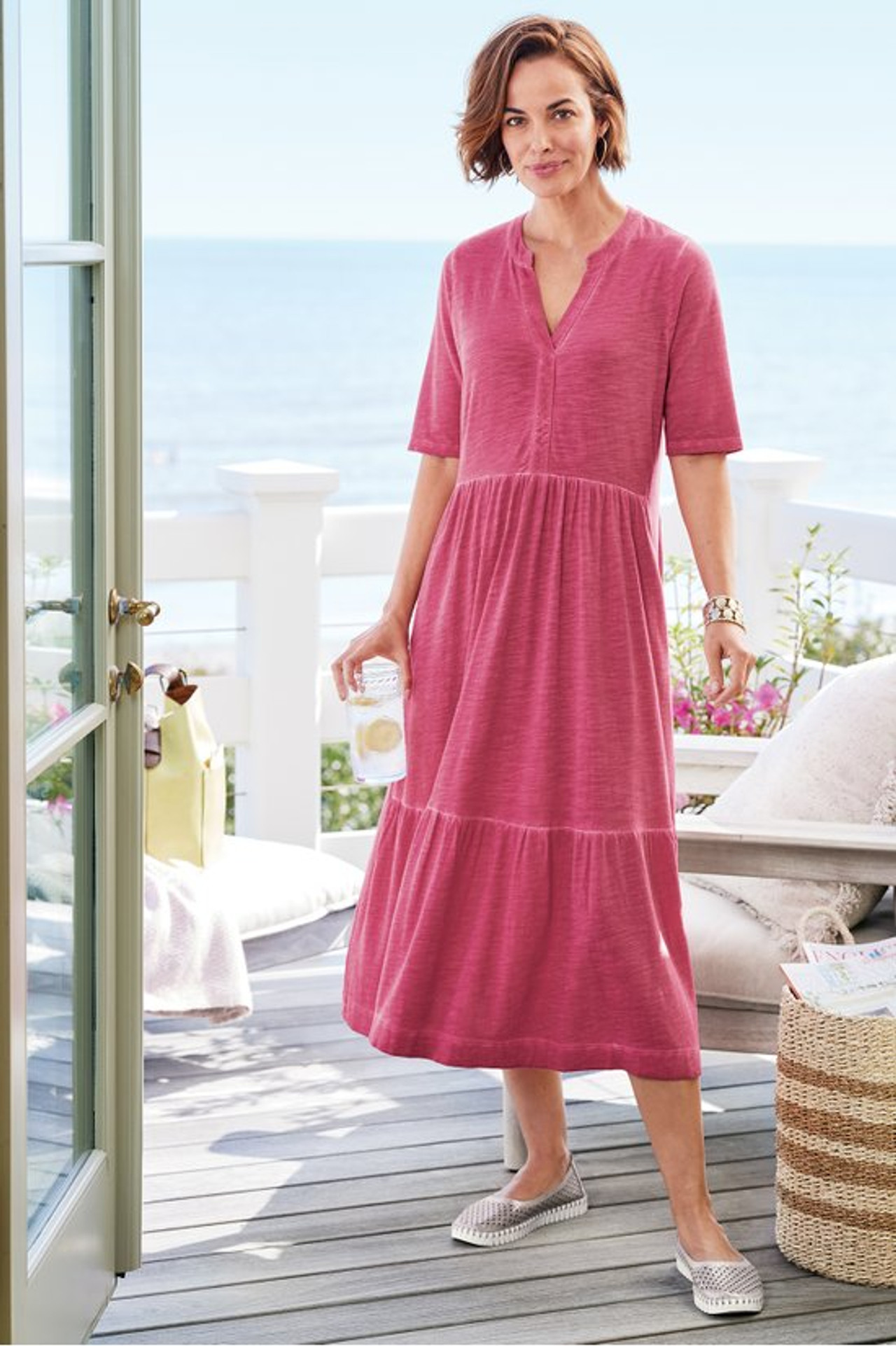 Raquel Midi Dress - Soft Surroundings Outlet