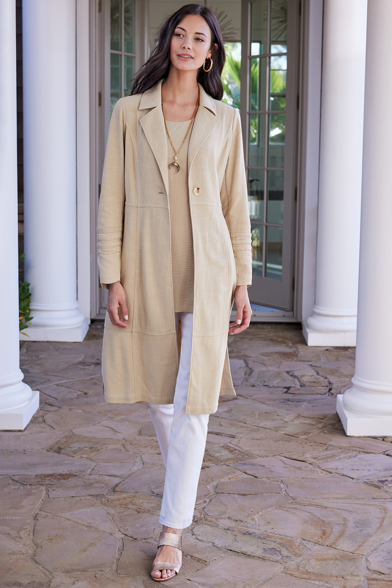 South Hampton Gauze Jacket - Soft Surroundings Outlet