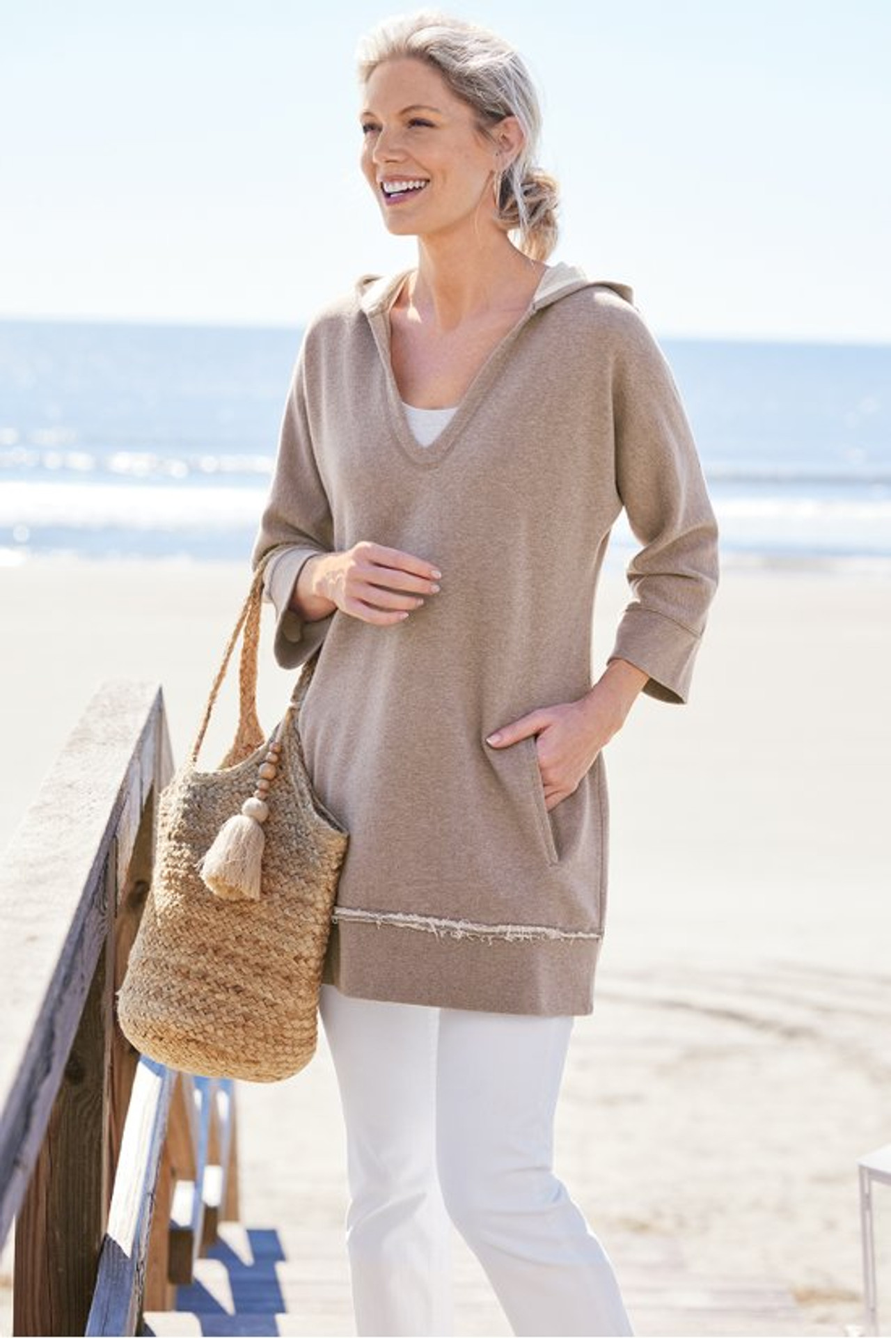 Lazy Day Pullover Tunic - Soft Surroundings Outlet