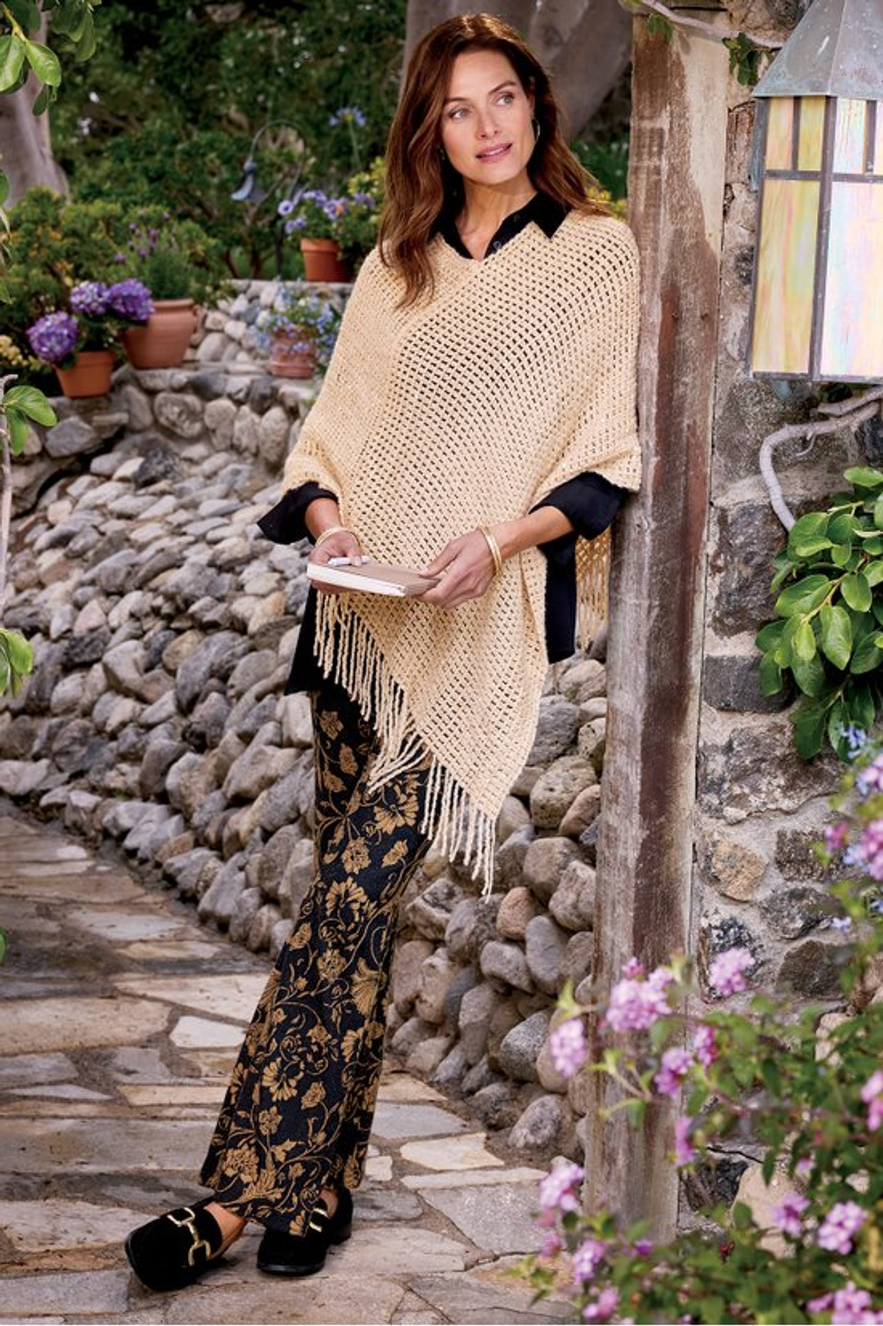 Mischa Jacquard Pants - Soft Surroundings Outlet