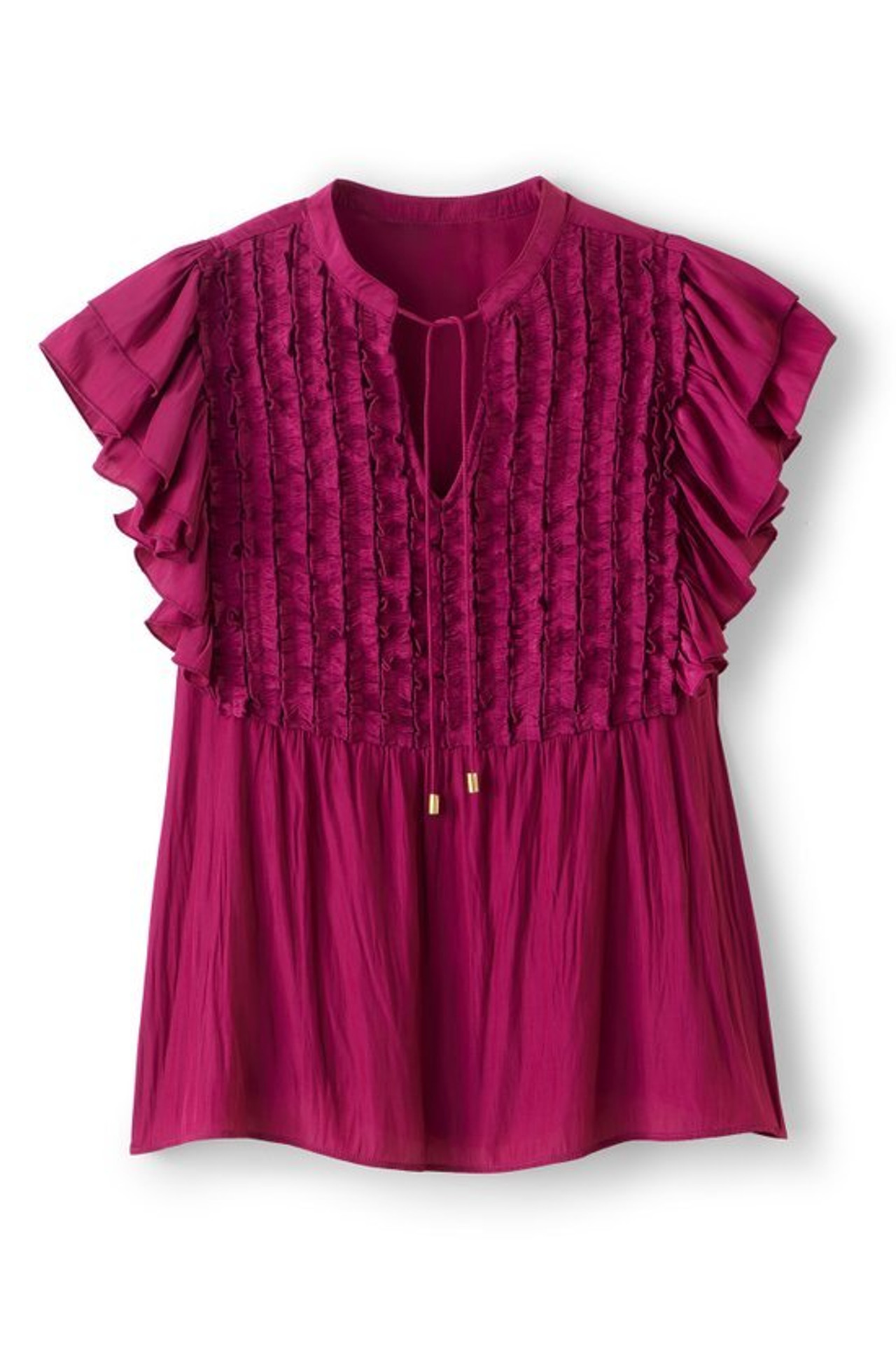 Victoria Ruffle Tunic - Soft Surroundings Outlet