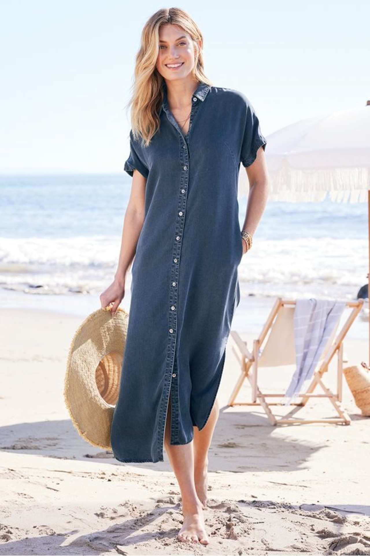 Je Veux Midi Shirtdress - Soft Surroundings Outlet