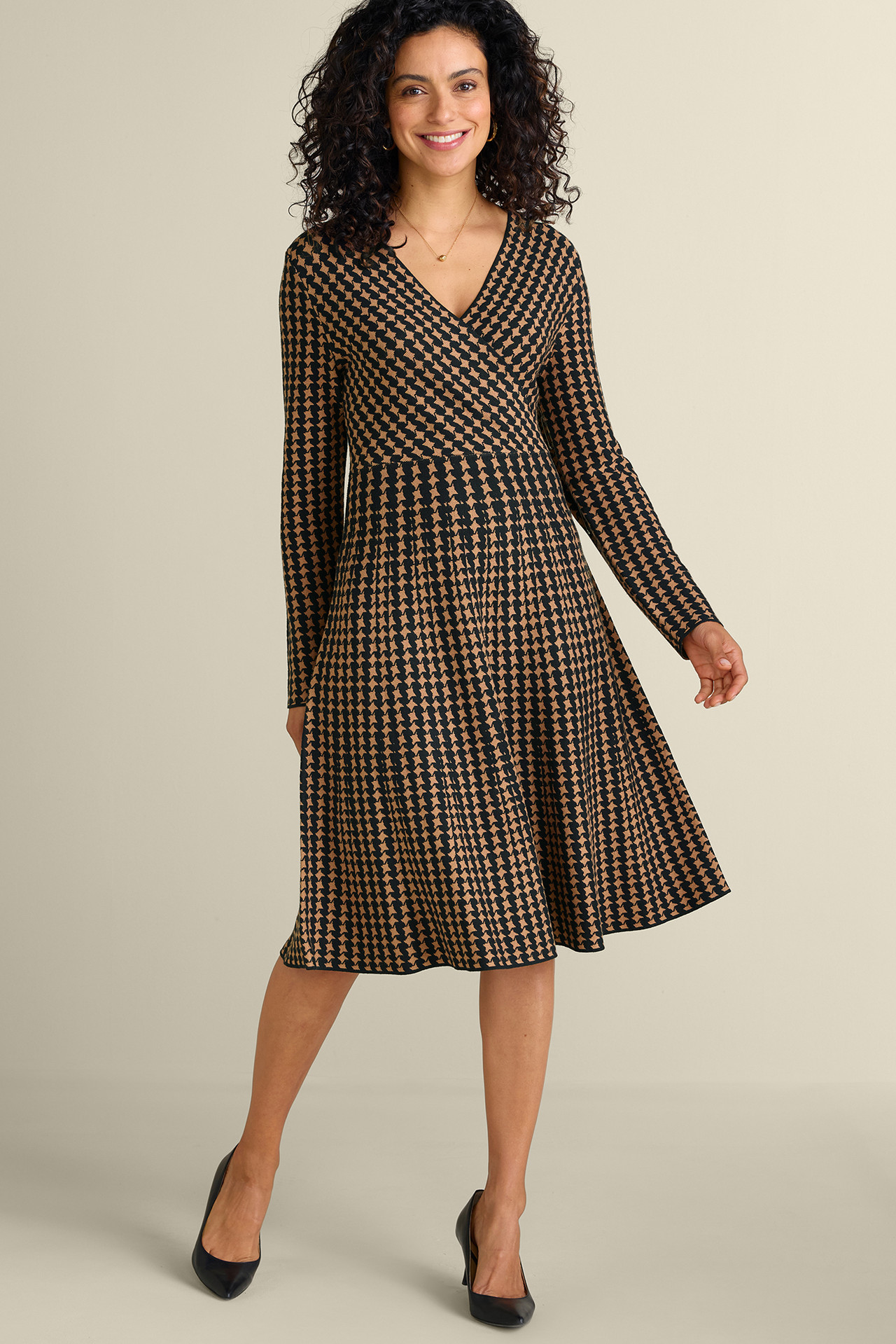Aida Surplice Dress - Soft Surroundings Outlet
